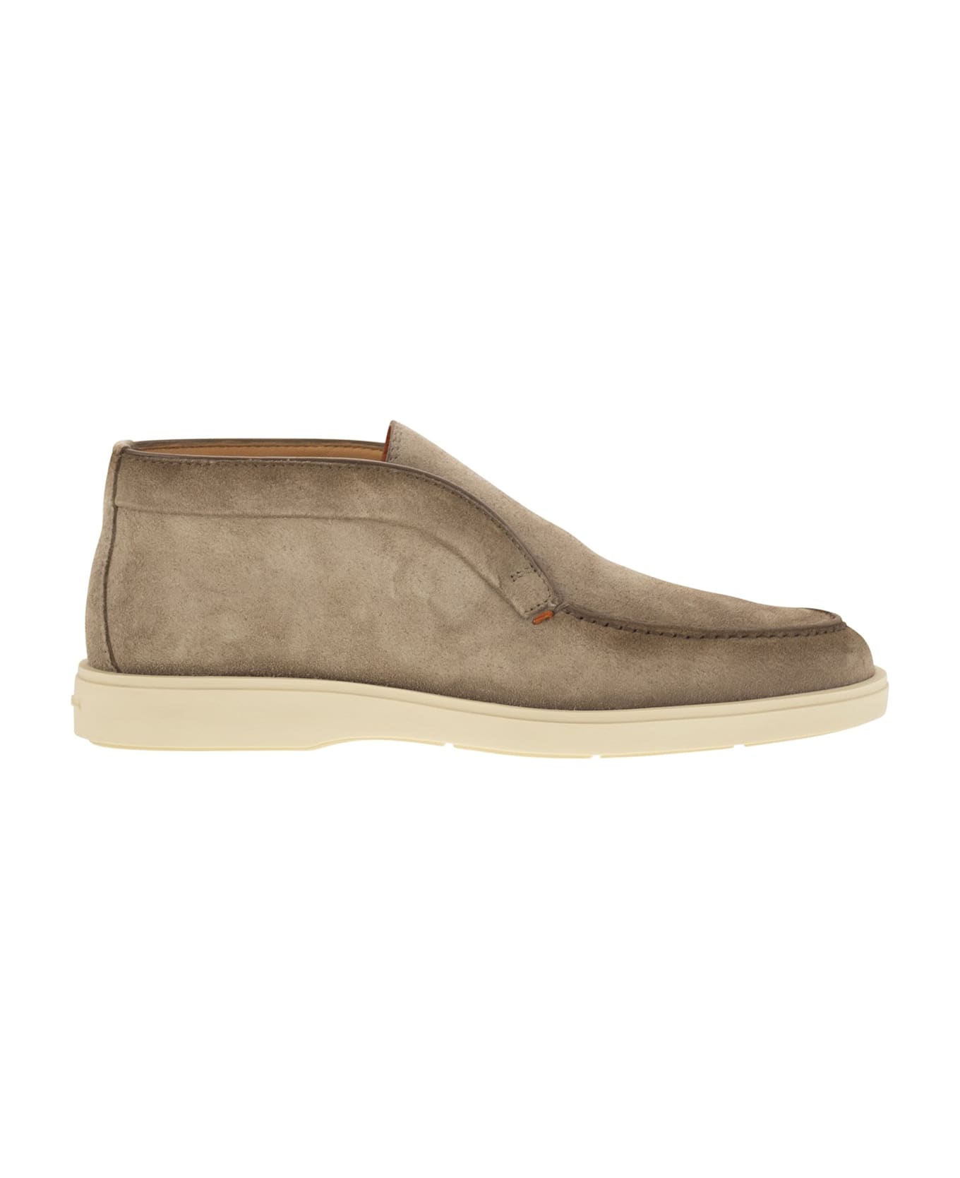 Santoni Suede Desert Boot - Beige