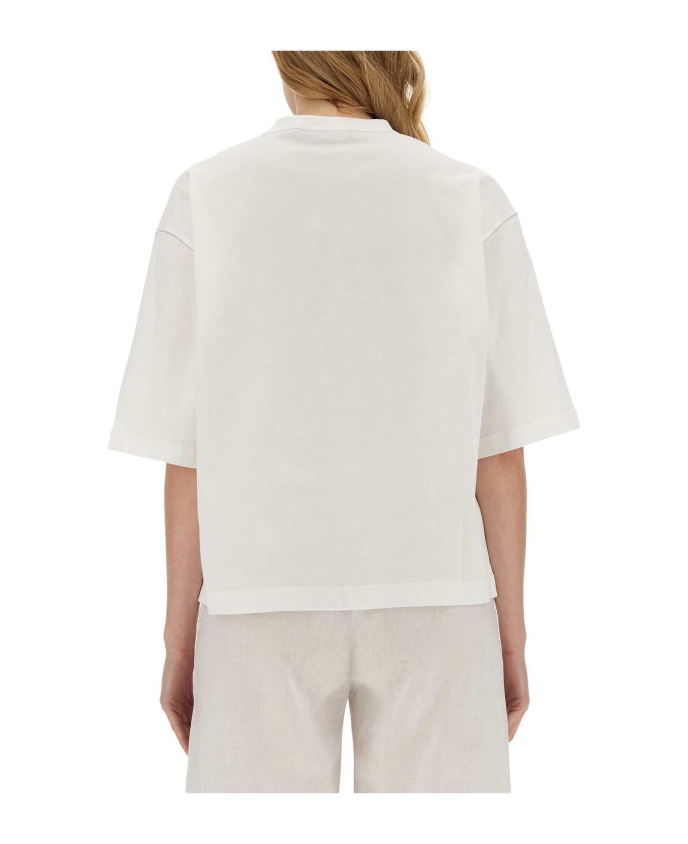 Fabiana Filippi Cotton T-shirt - White