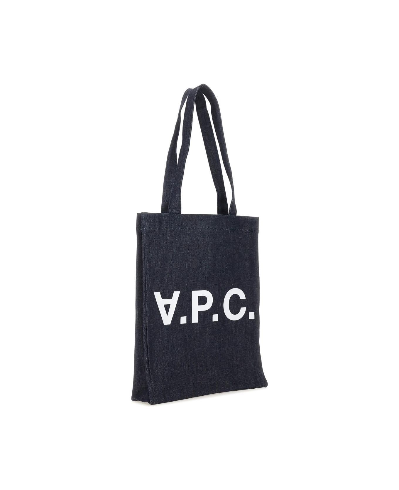 A.P.C. Denim Tote Bag - BLUE