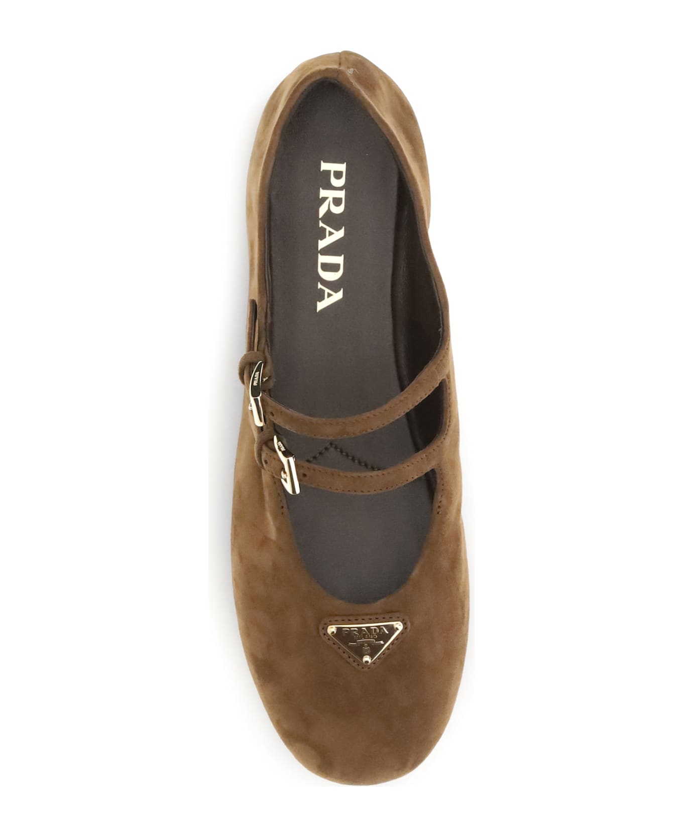Prada Suede Ballerinas