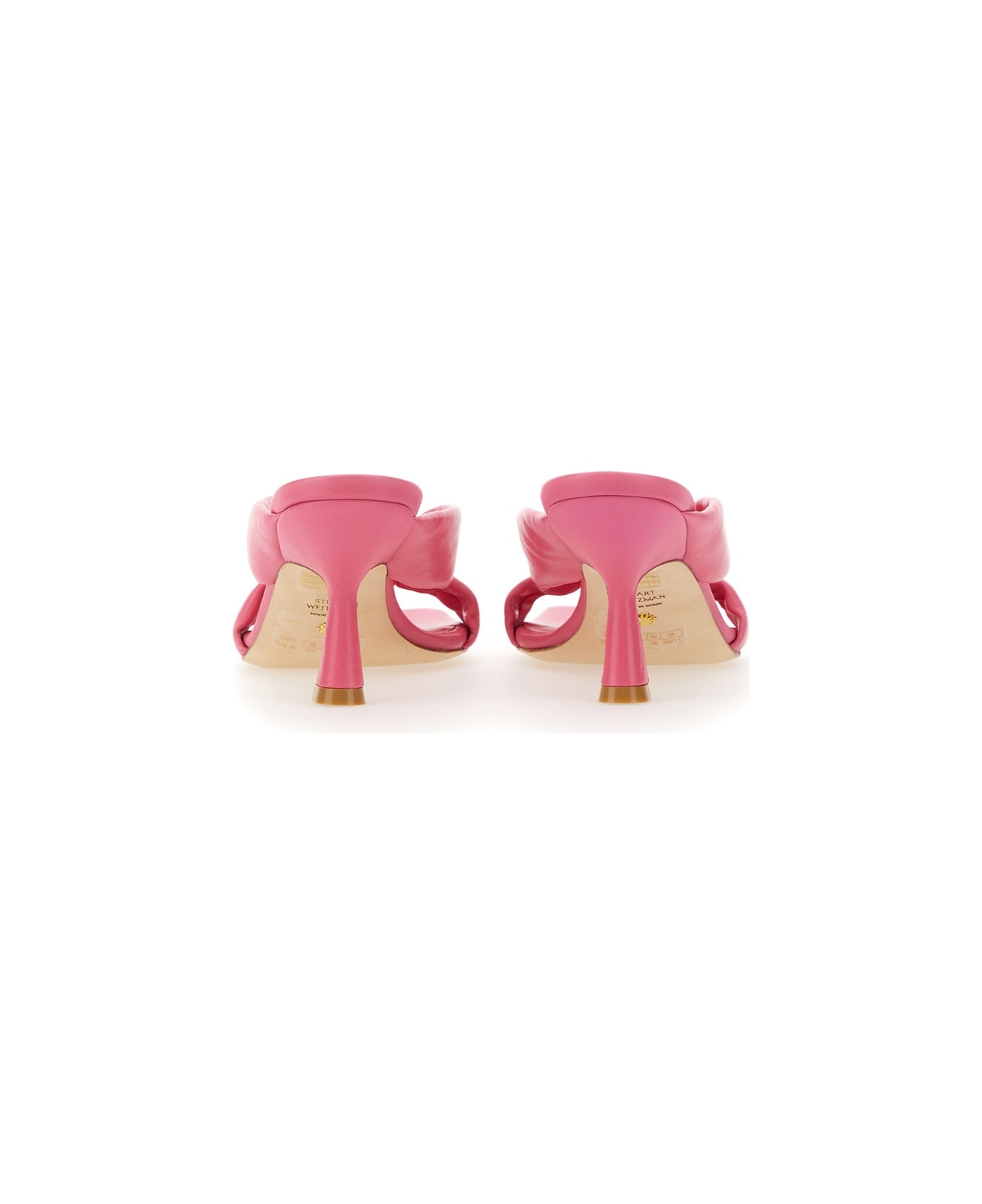 Stuart Weitzman Sandal With Bow - FUCHSIA