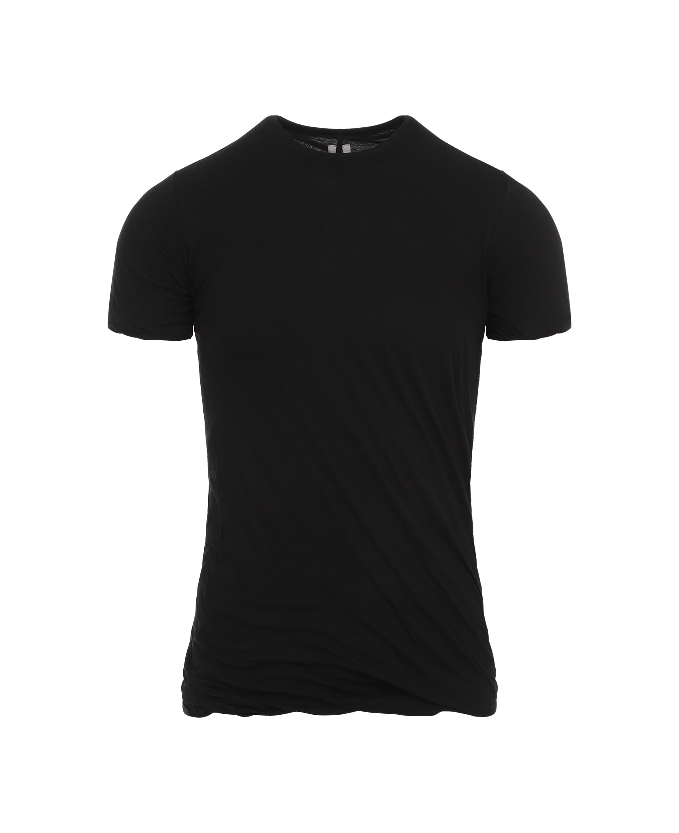 Rick Owens Double Draped T-shirt - Black