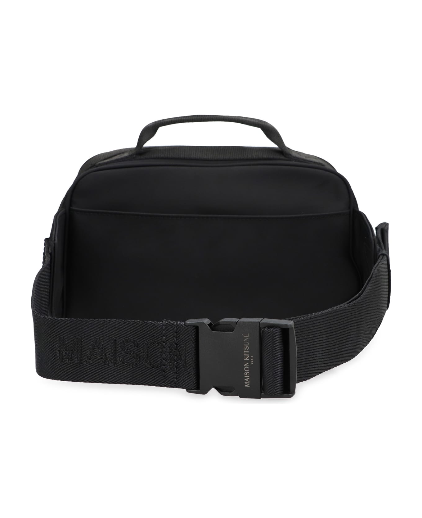 Maison Kitsuné The Traveller Nylon Belt Bag - black ベルトバッグ