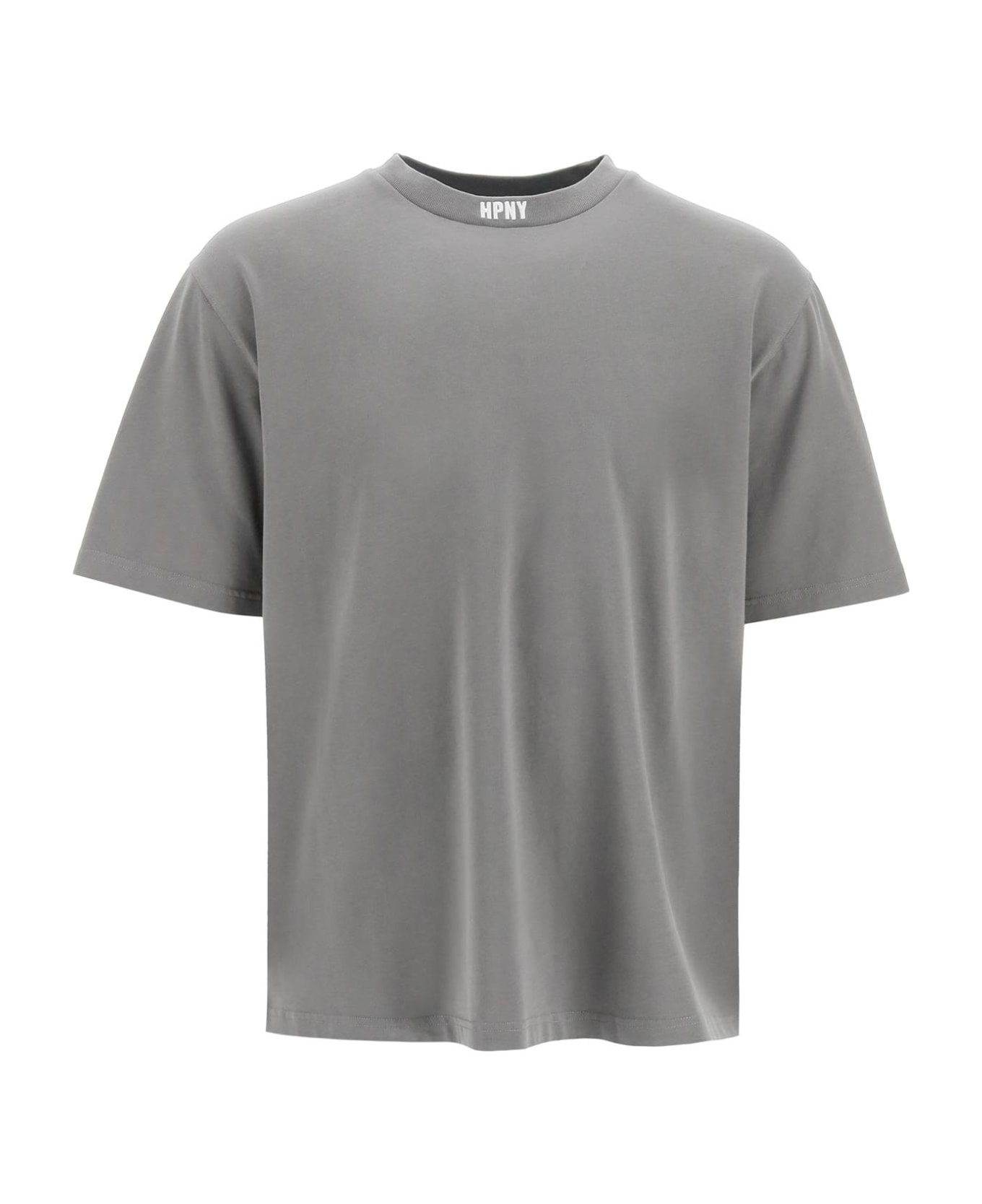 HERON PRESTON Oversize T-shirt - grey シャツ