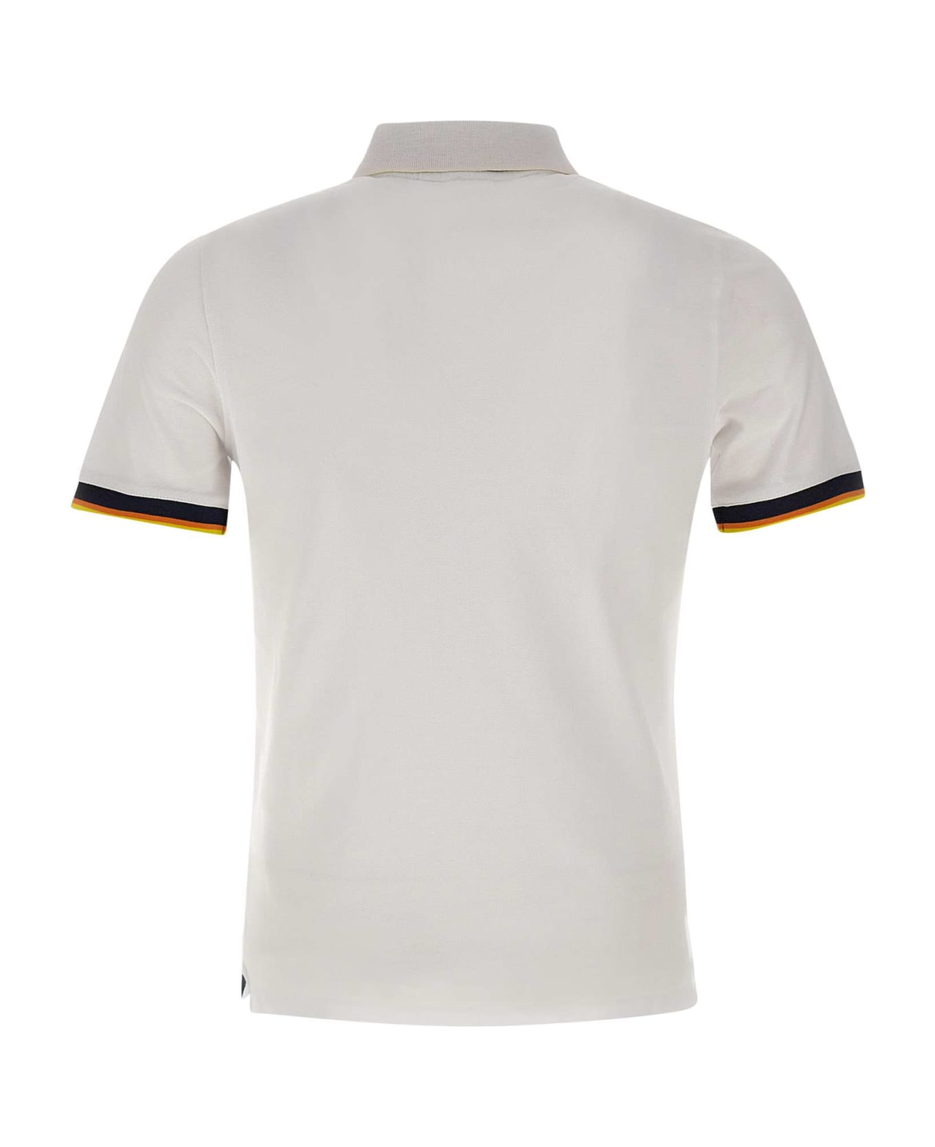K-Way 'vincent' Cotton Polo Shirt Polo Shirt - WHITE