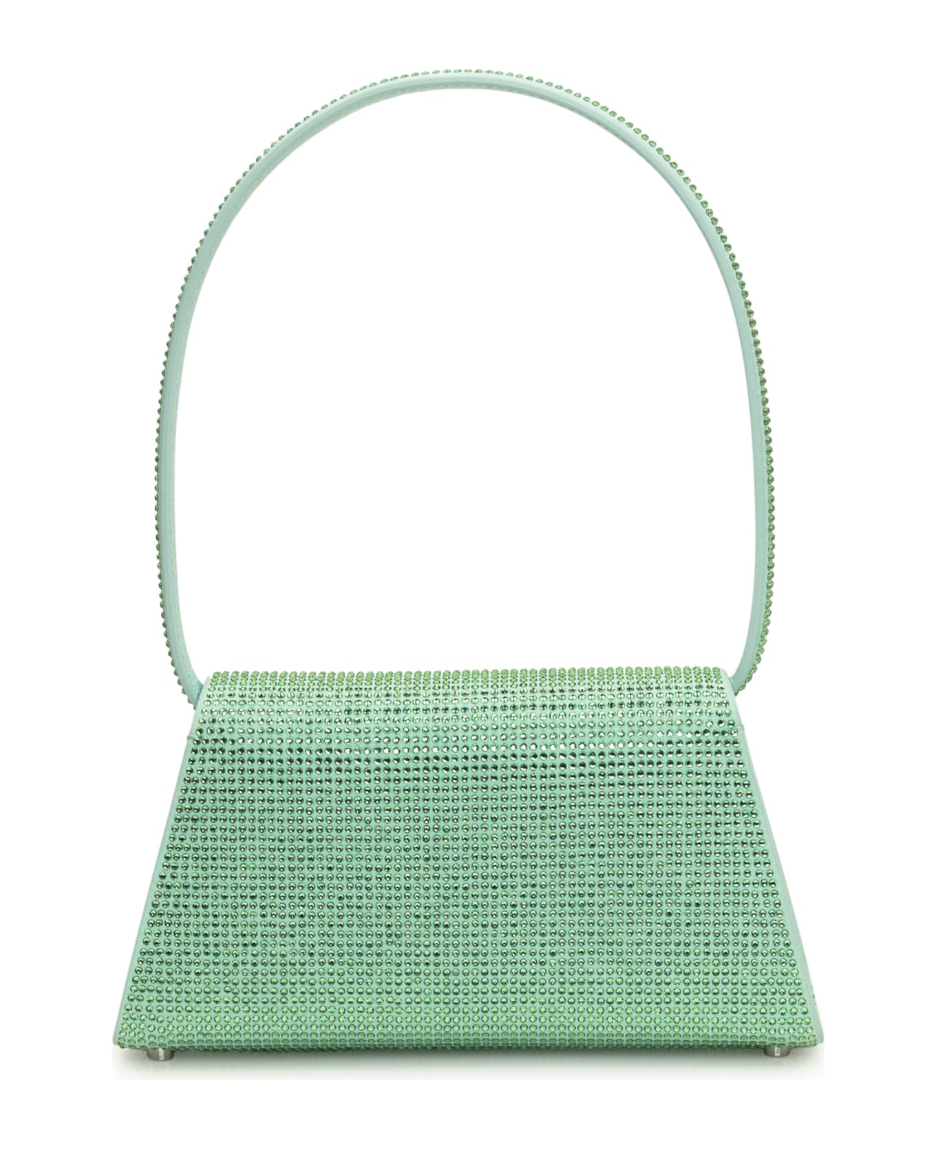 self-portrait Hotfix Bow Mini Bag - GREEN