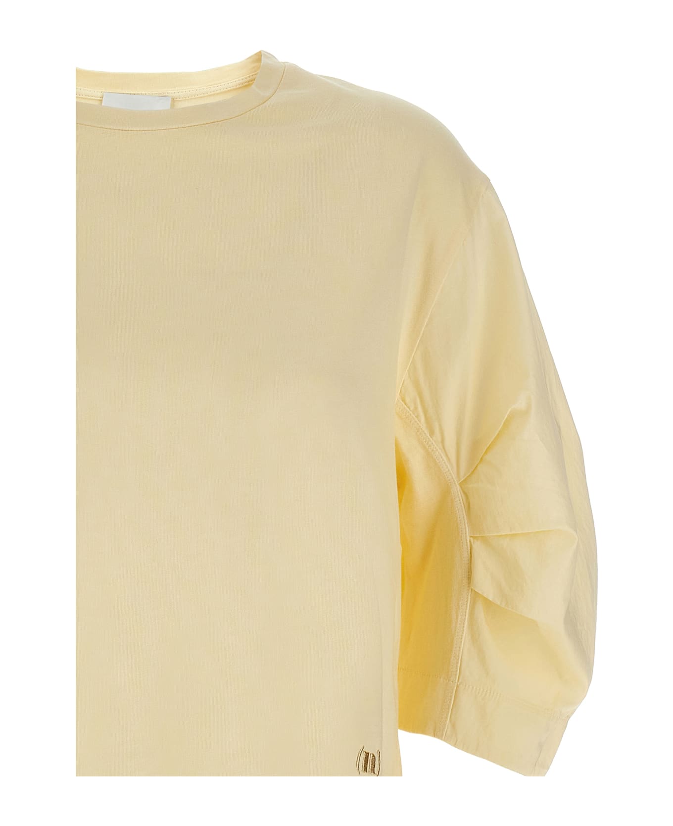 (nude) Cotton T-shirt - Beige