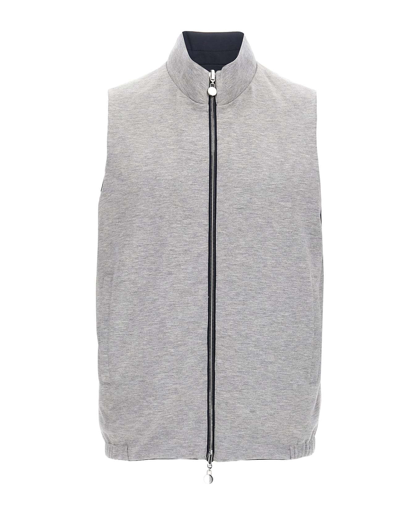 Kiton Reversible Vest - Blue