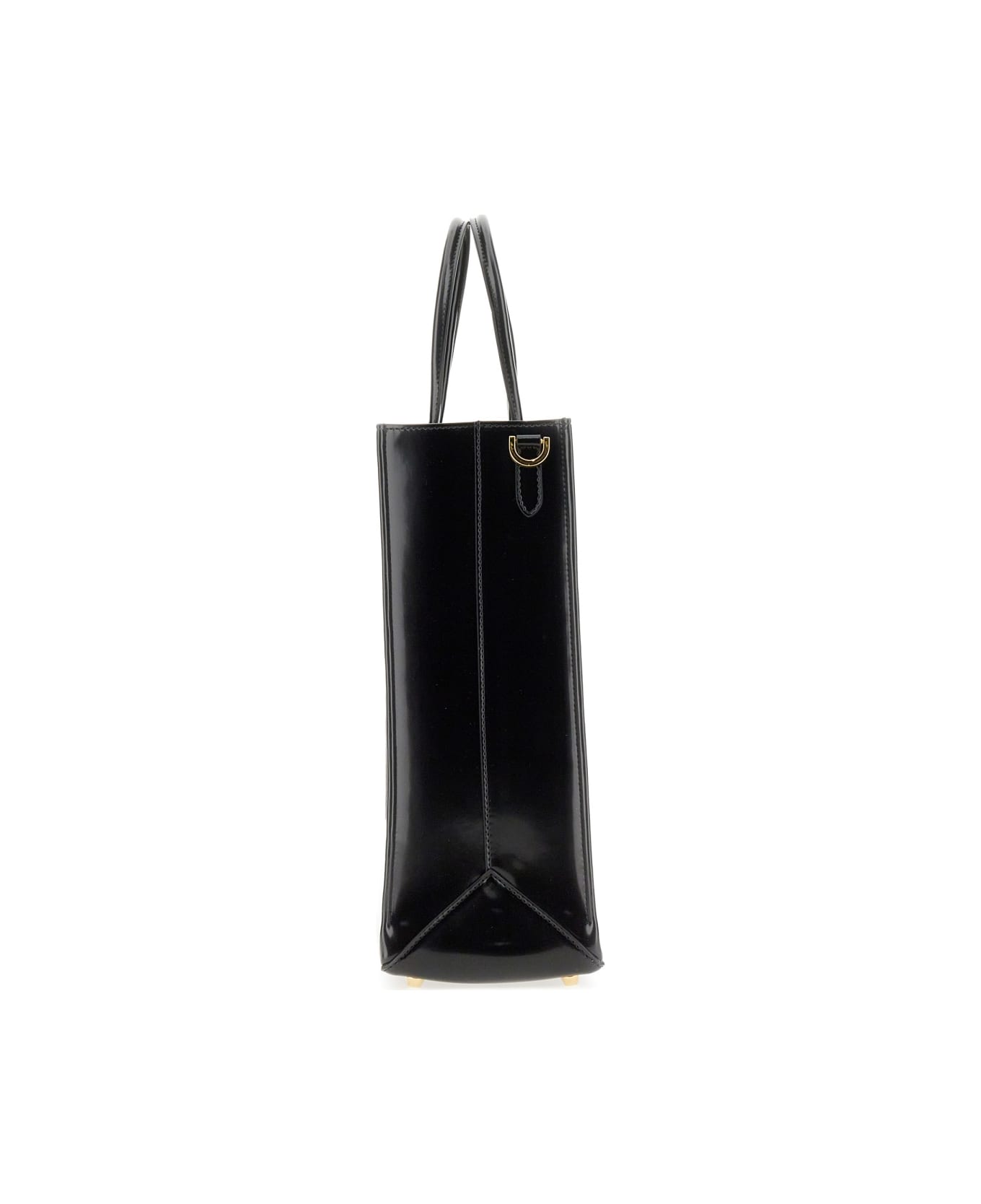 N.21 Small Vertical Shopper Bag - BLACK