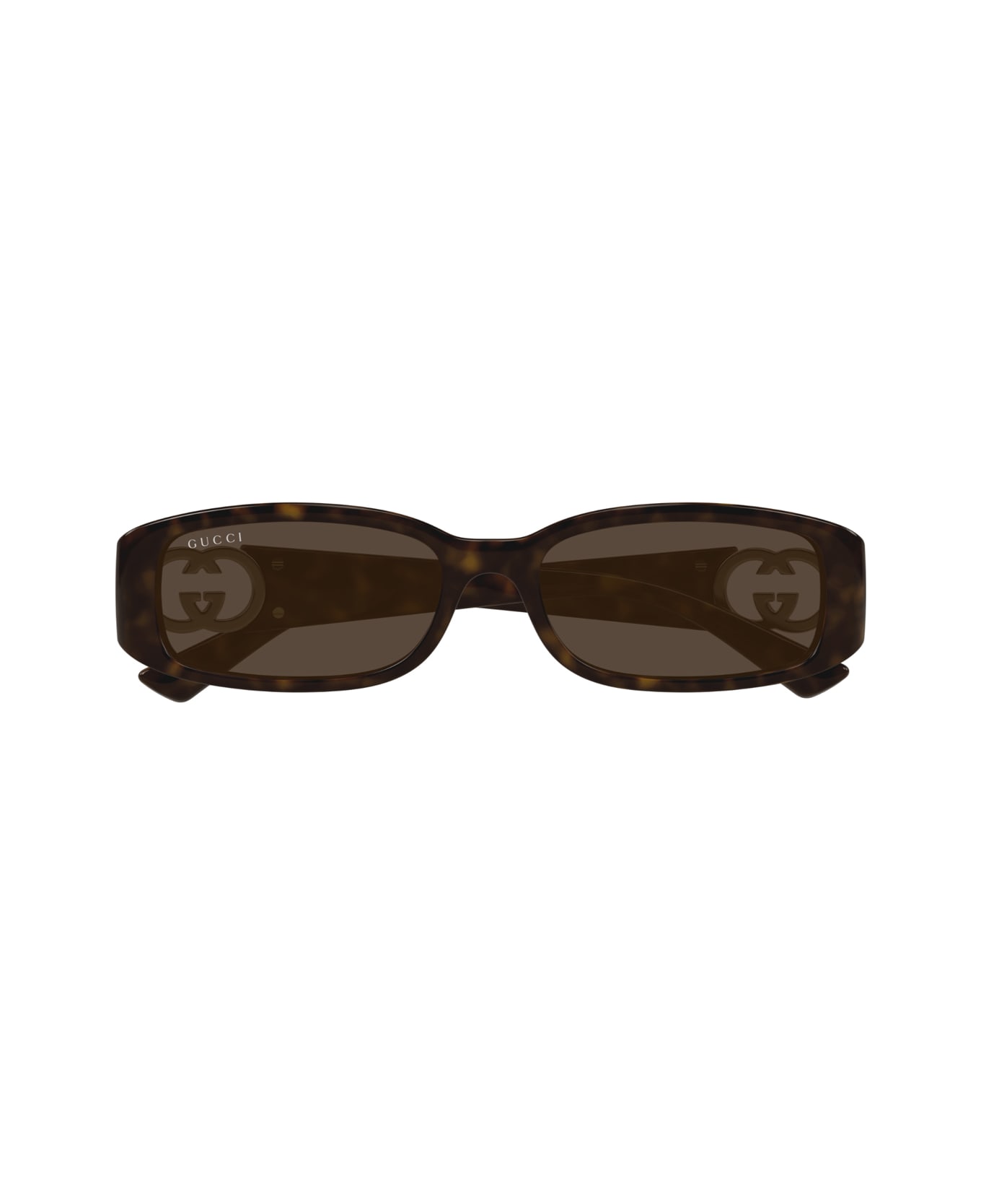 Gucci Eyewear Gucci Gg1661s Linea Gg Logo 002 Havana Brown Sunglasses - Marrone