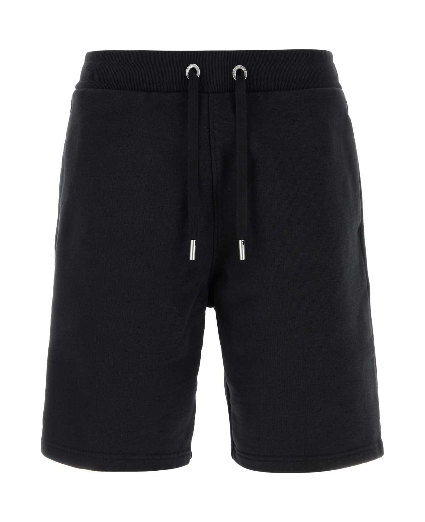 Ami Alexandre Mattiussi Black Stretch Cotton Bermuda Shorts - Black
