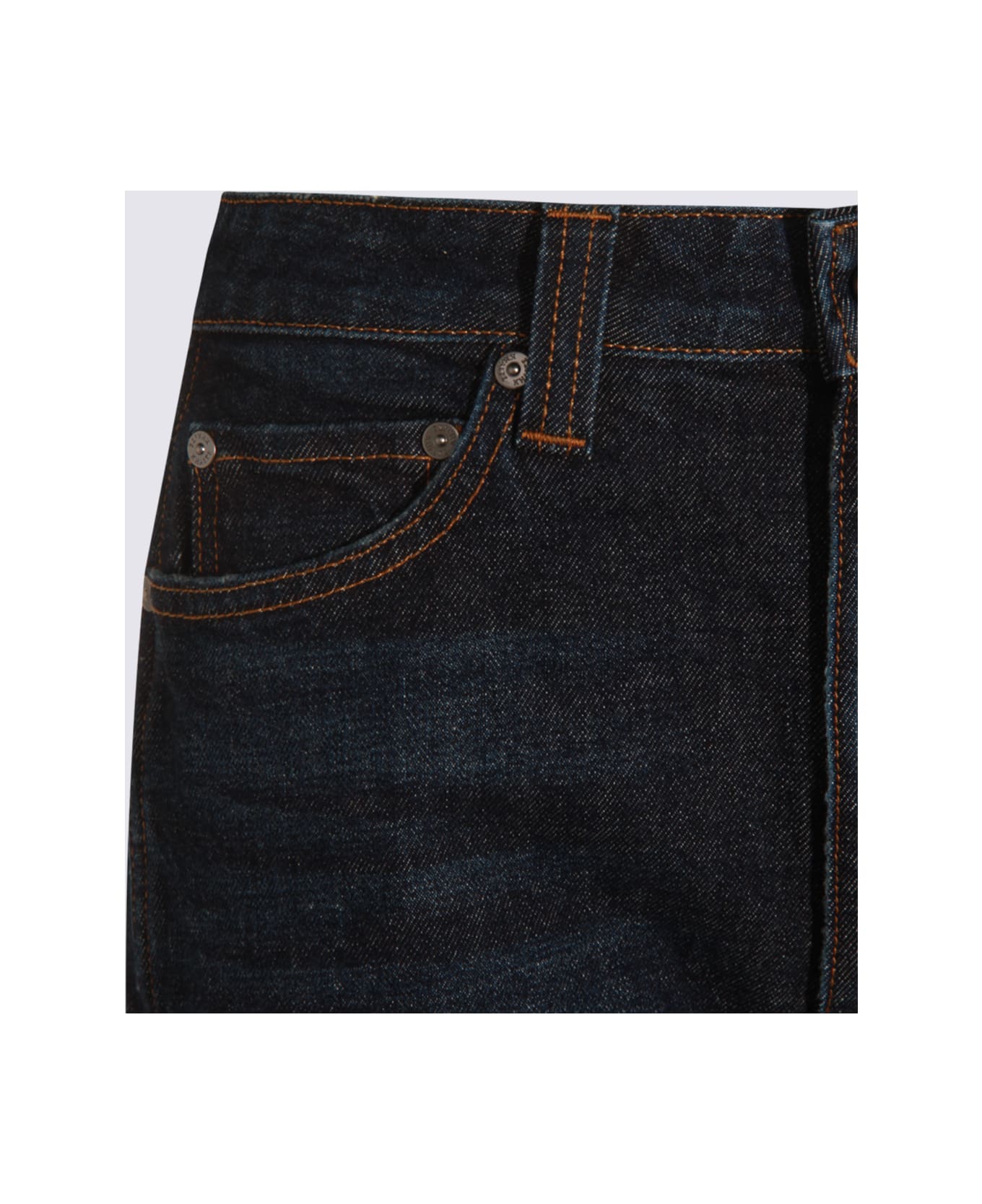 Khaite Blue Cotton Jeans - LANSING