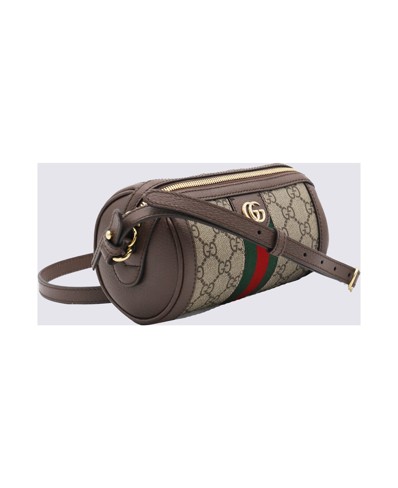 Gucci Beige Leather Shoulder Bag - Ebony