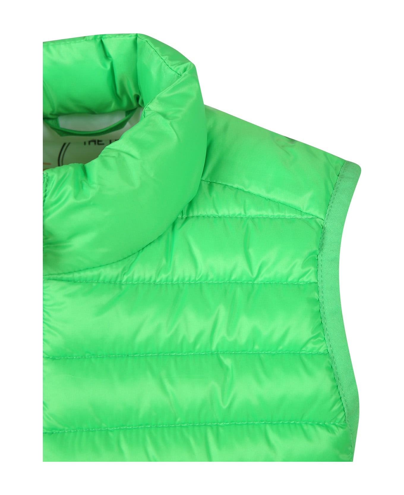 Save the Duck Green Ozam Down Jacket For Boy With Logo - Green