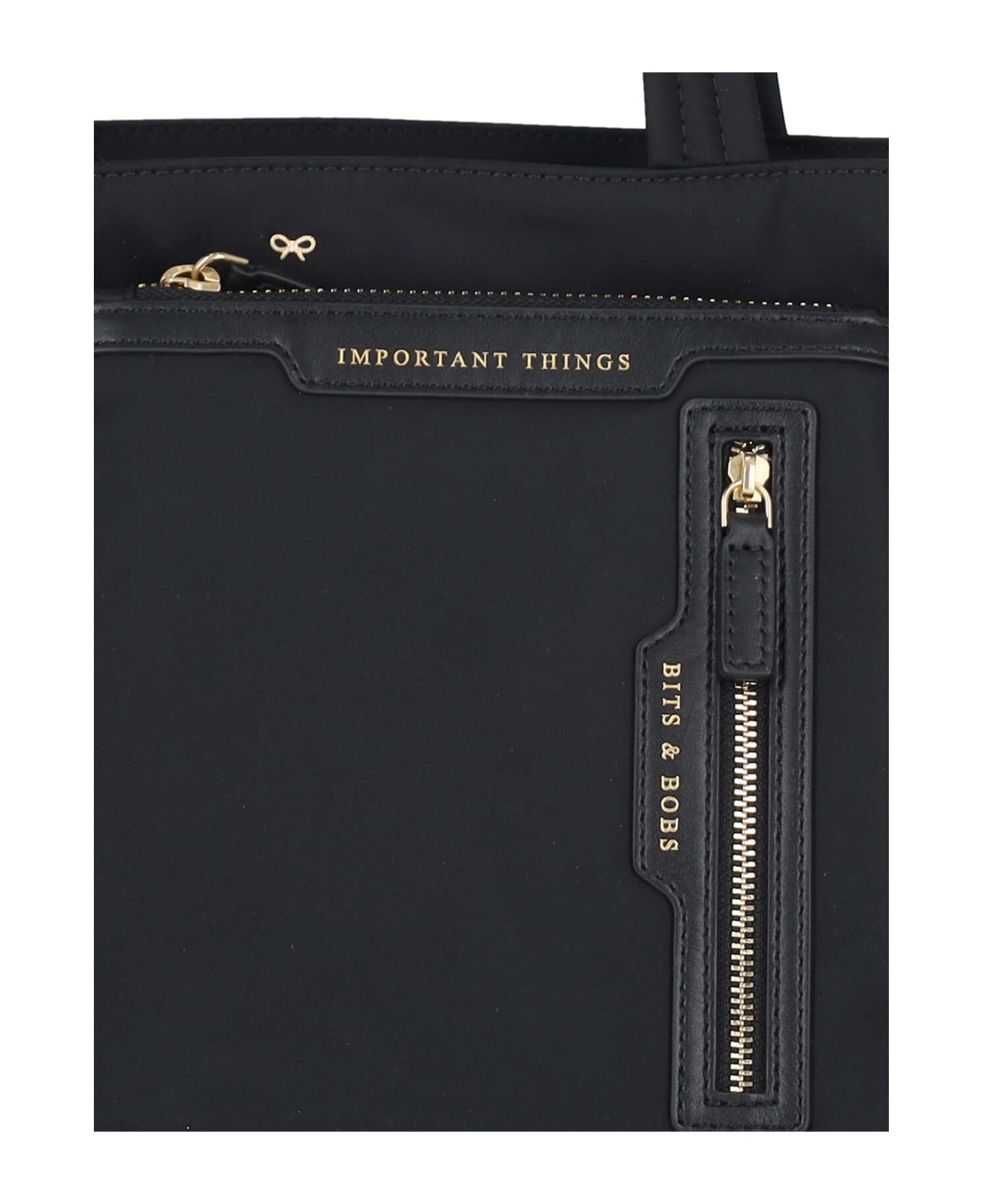 Anya Hindmarch Multi-pocket Tote Bag - Black  