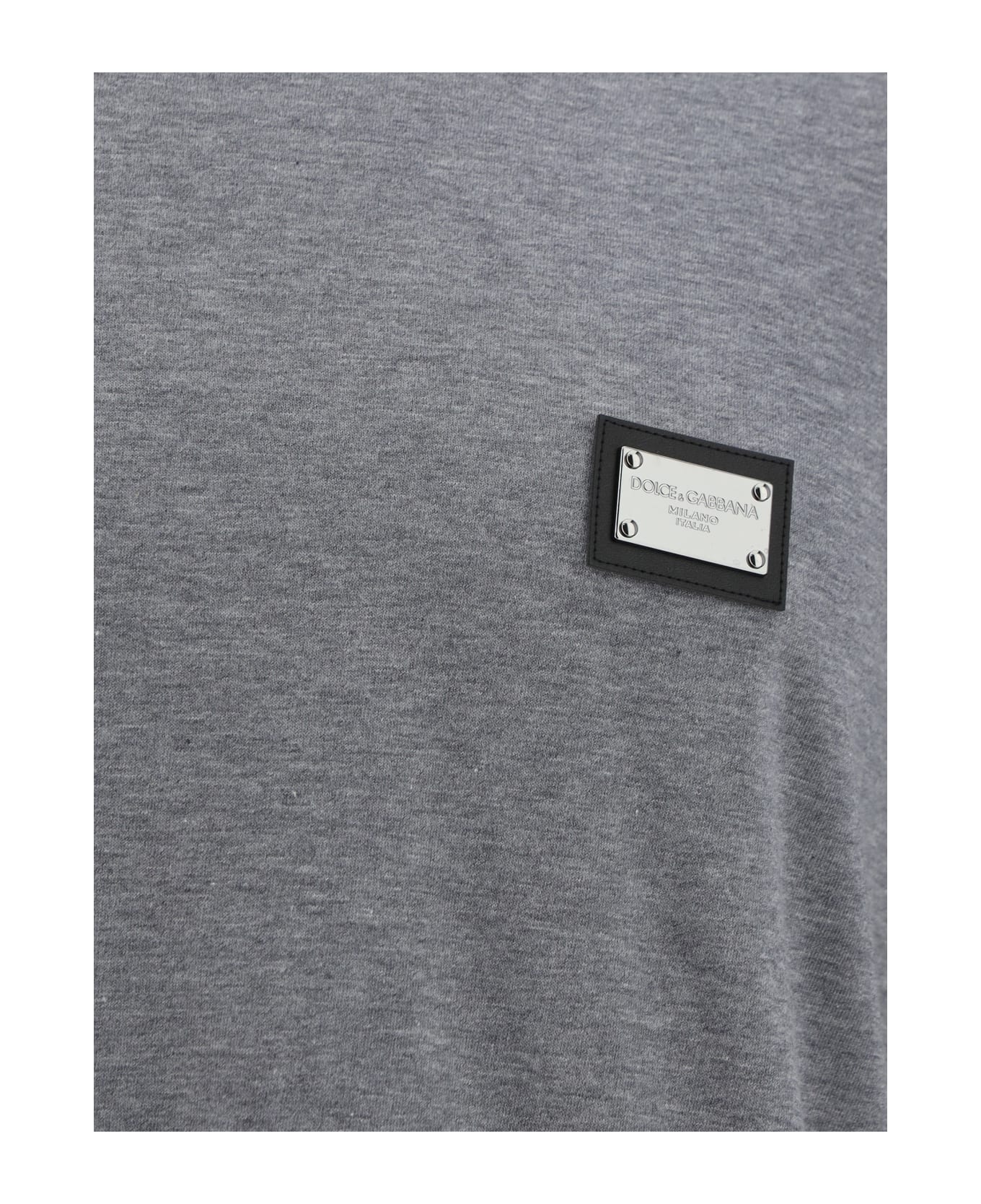 Dolce & Gabbana Cotton T-shirt - Melange Grigio シャツ