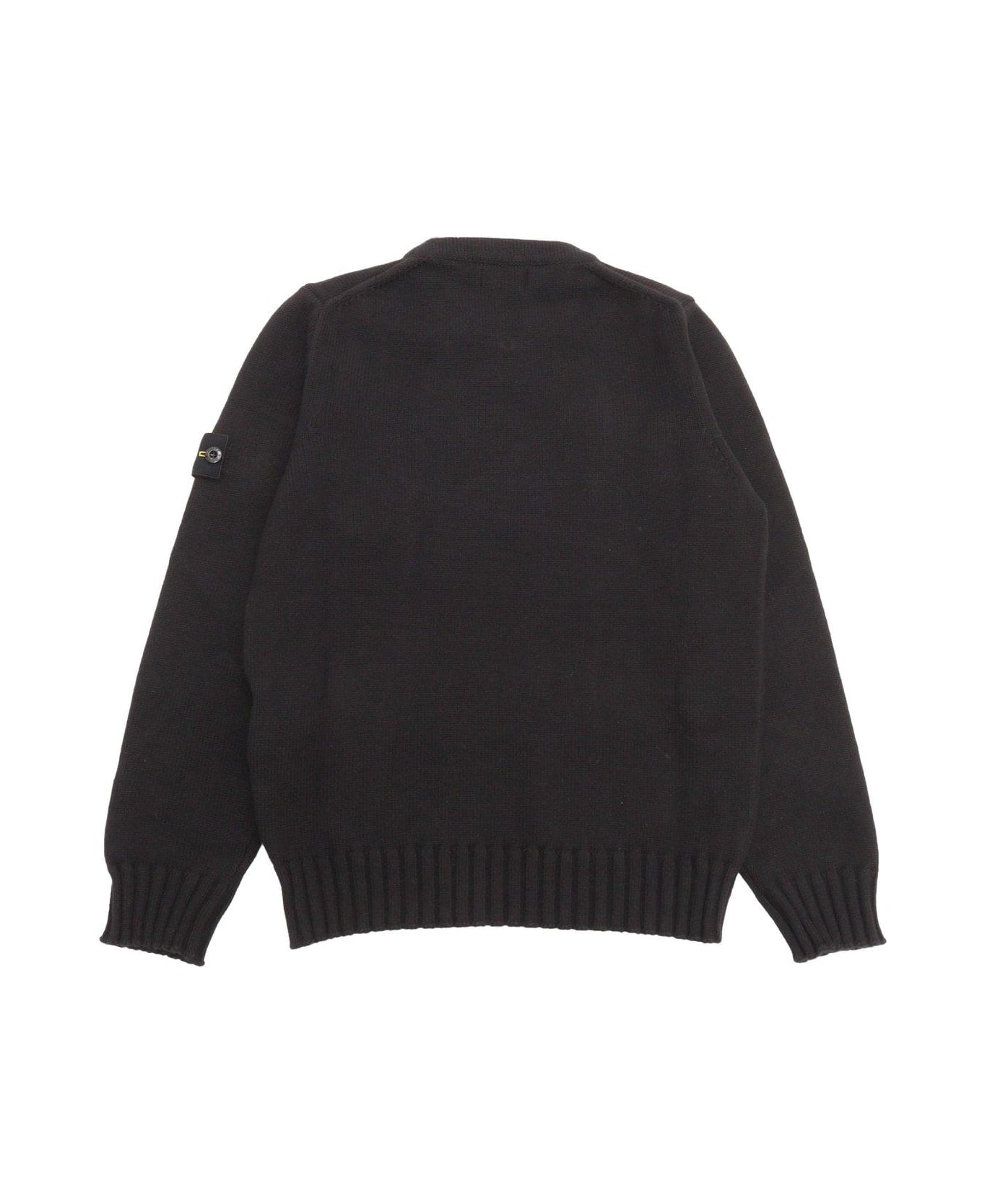 Stone Island Logo Patch Crewneck Jumper