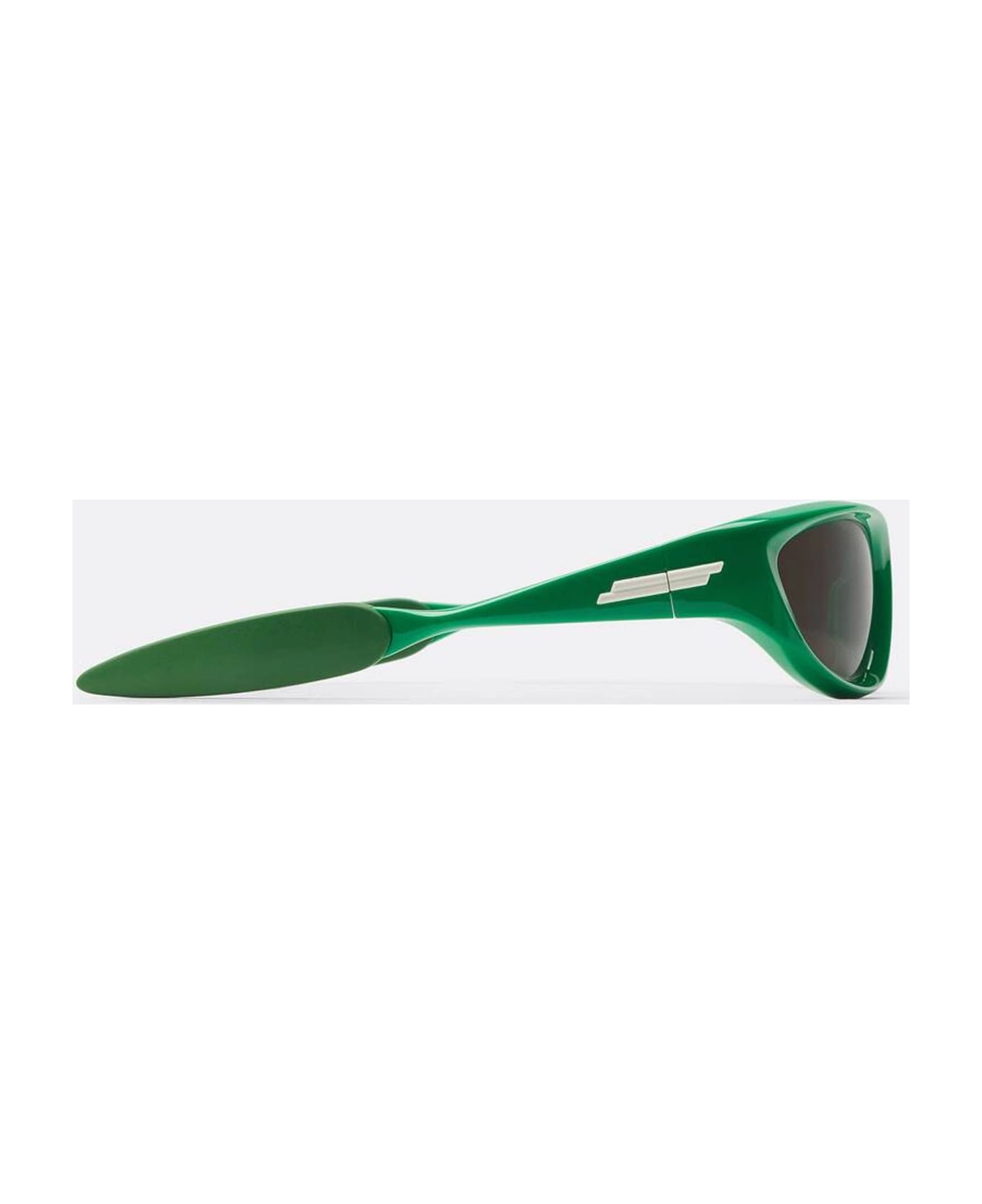 Bottega Veneta Eyewear Bv1184s-003 - "cone" Green Sunglasses