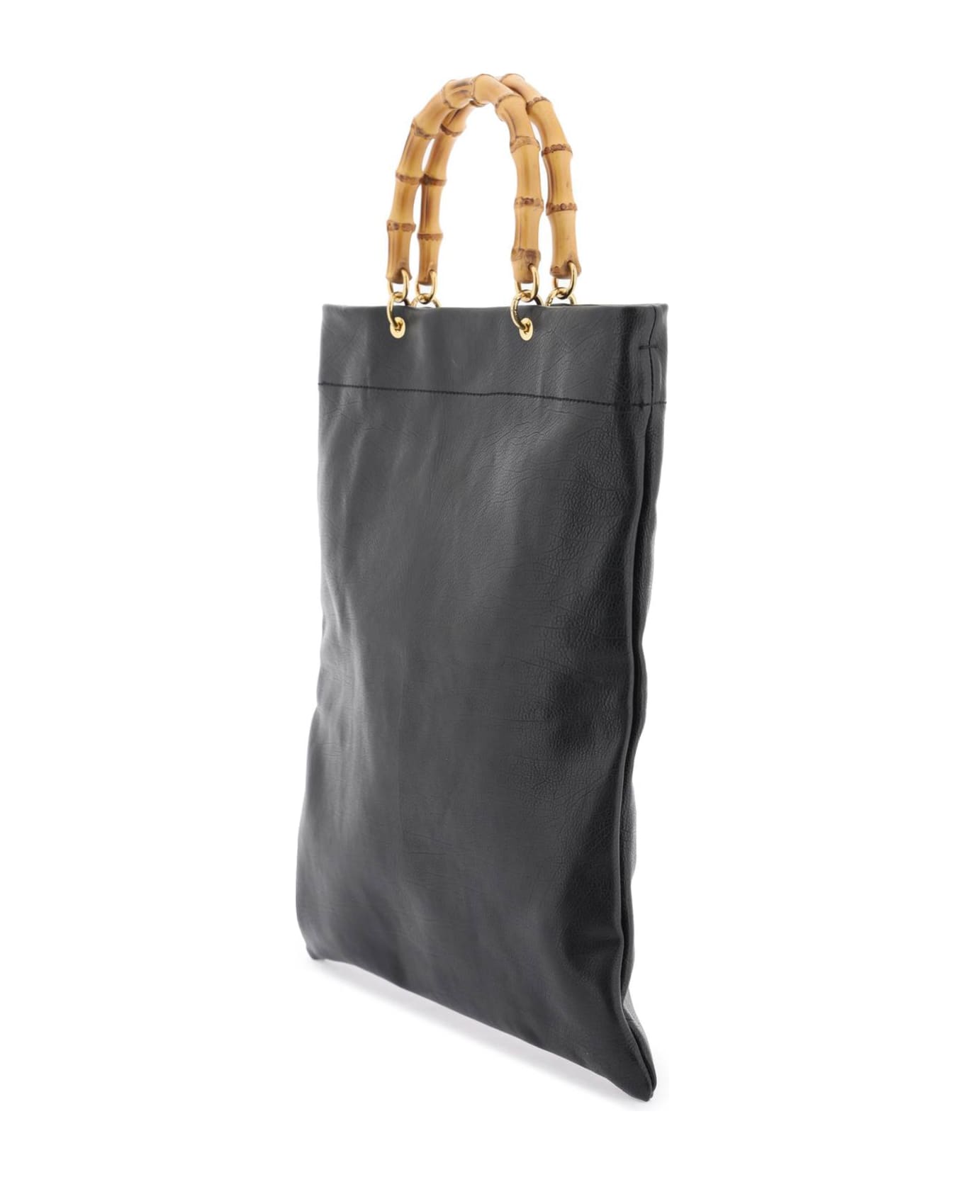 Jil Sander Bamboo Medium Shopper Bag - 001 トートバッグ