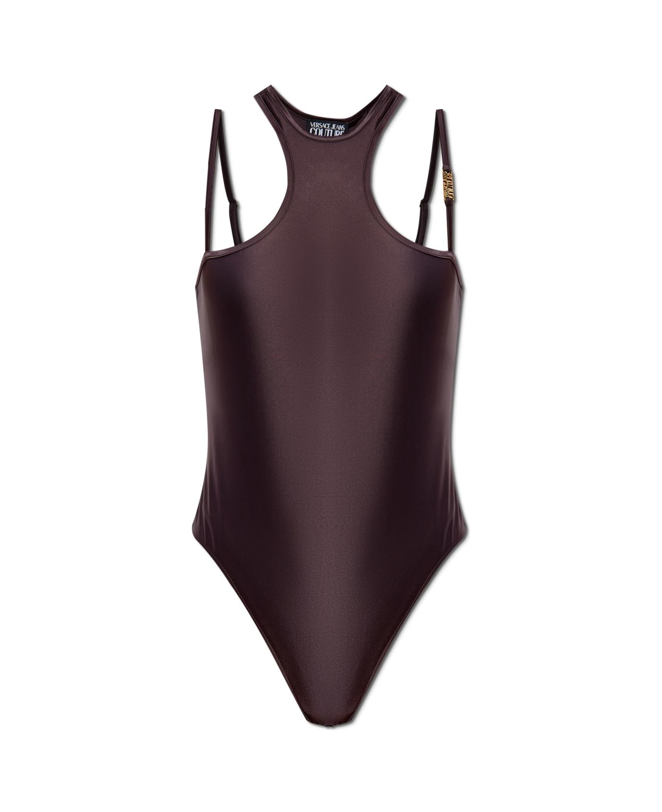 Versace Jeans Couture Sporty Bodysuits With Printed Logo - WHITE スニーカー