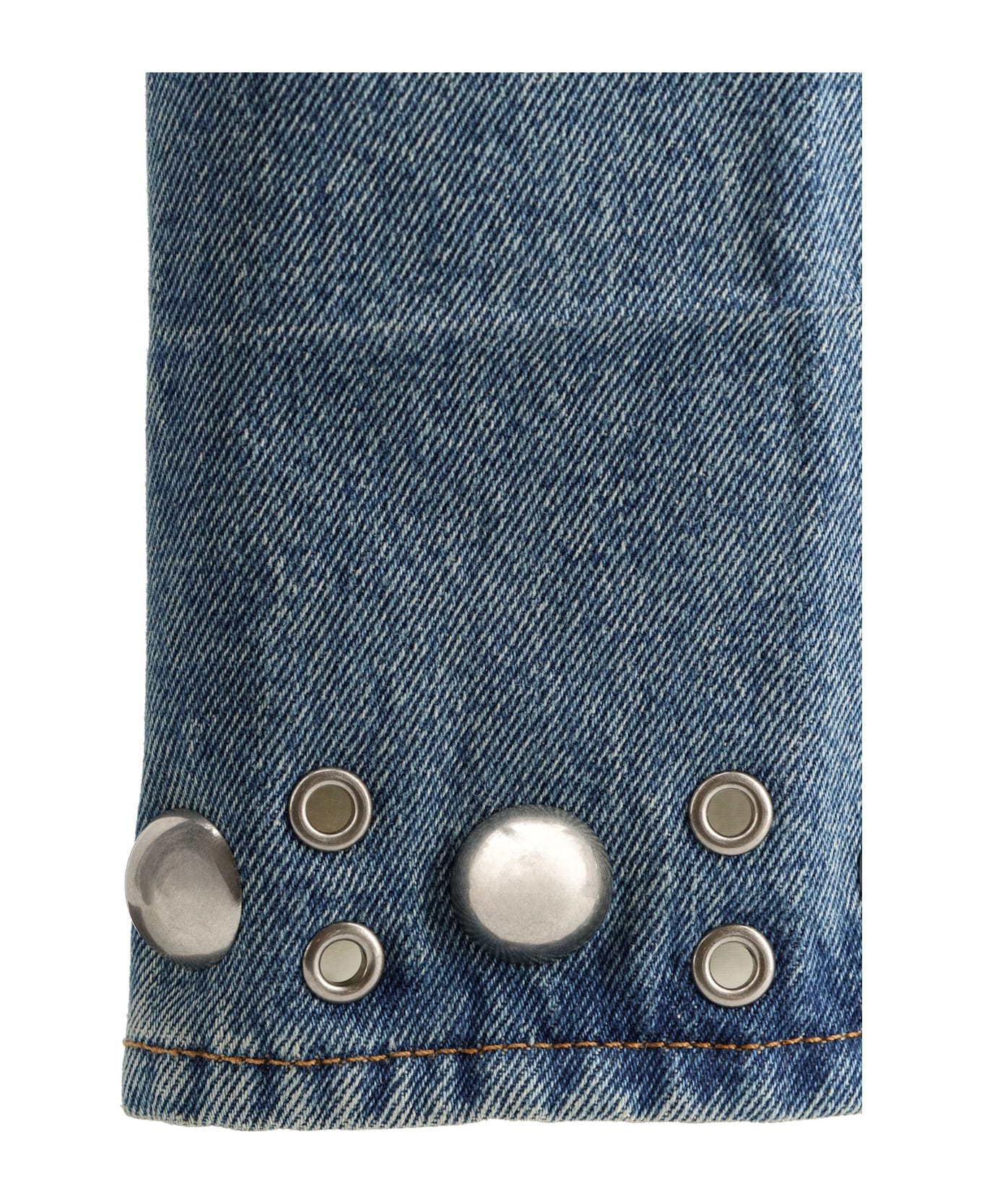 Valentino Jeans With Metal Details - Denim