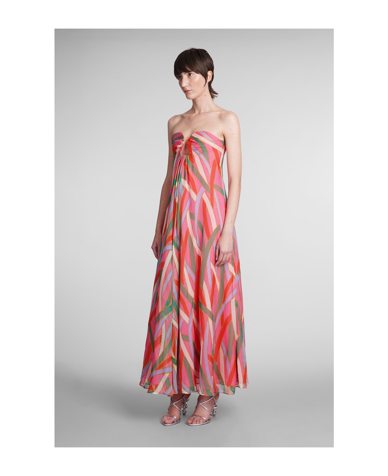 Cult Gaia Misa Dress In Multicolor Polyester - multicolor