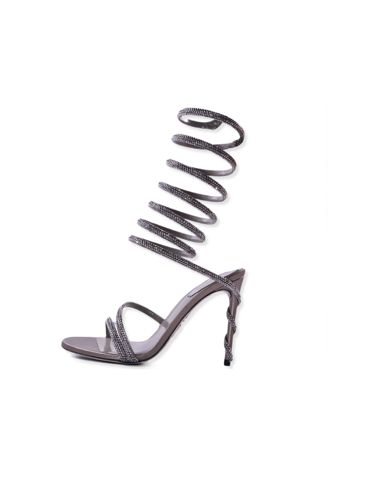 René Caovilla Heel Sandals - Silver