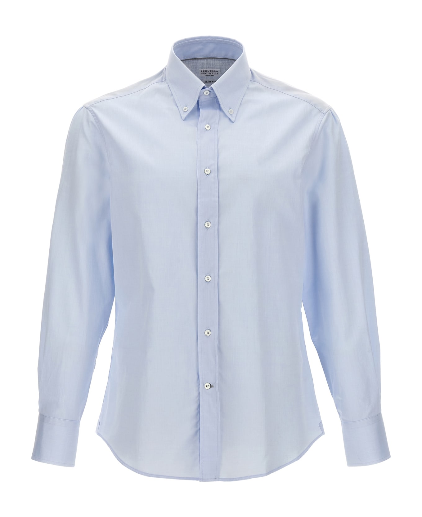Brunello Cucinelli Cotton Shirt - Light Blue