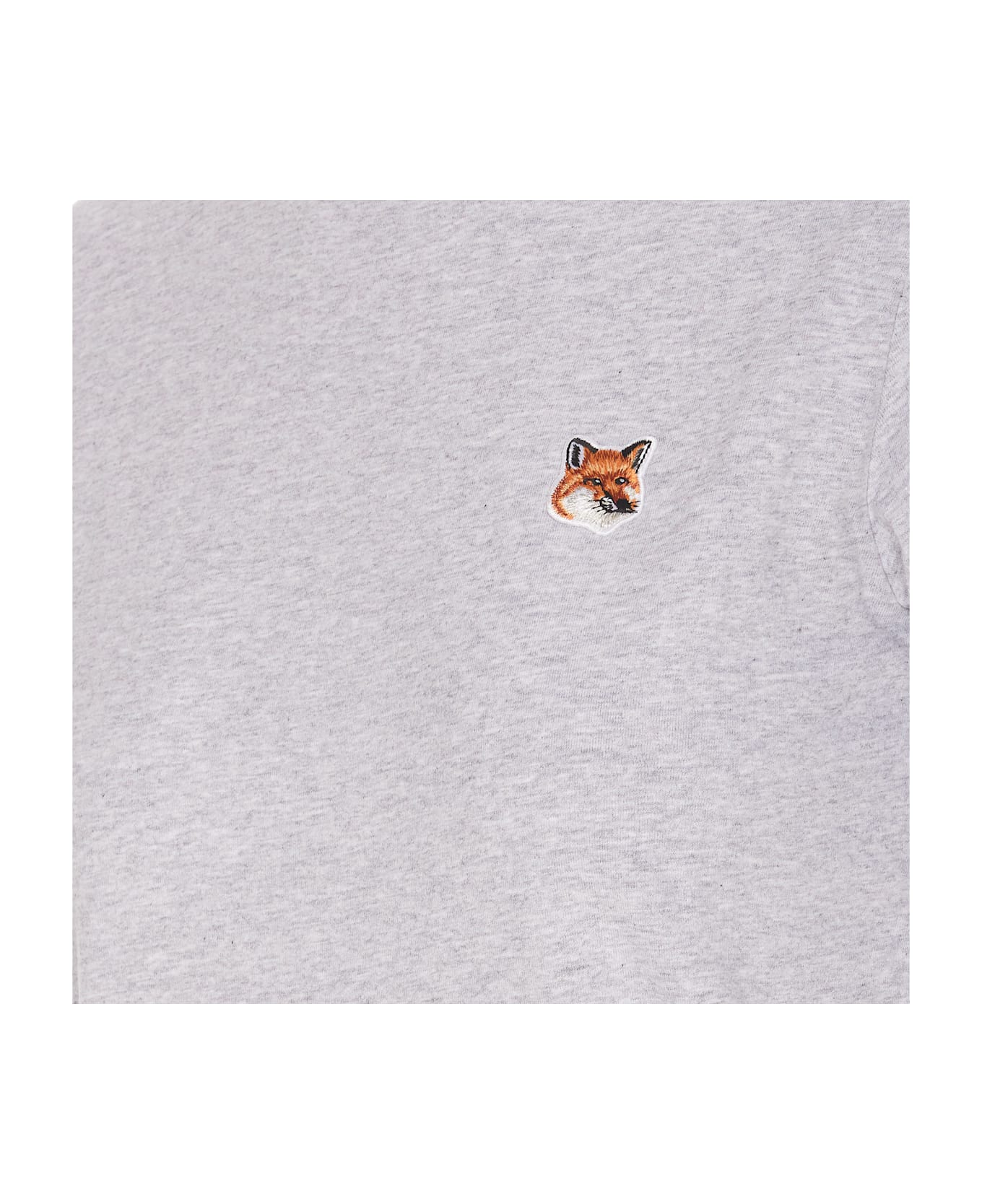 Maison Kitsuné Fox Head Patch Regular T-shirt - Grey