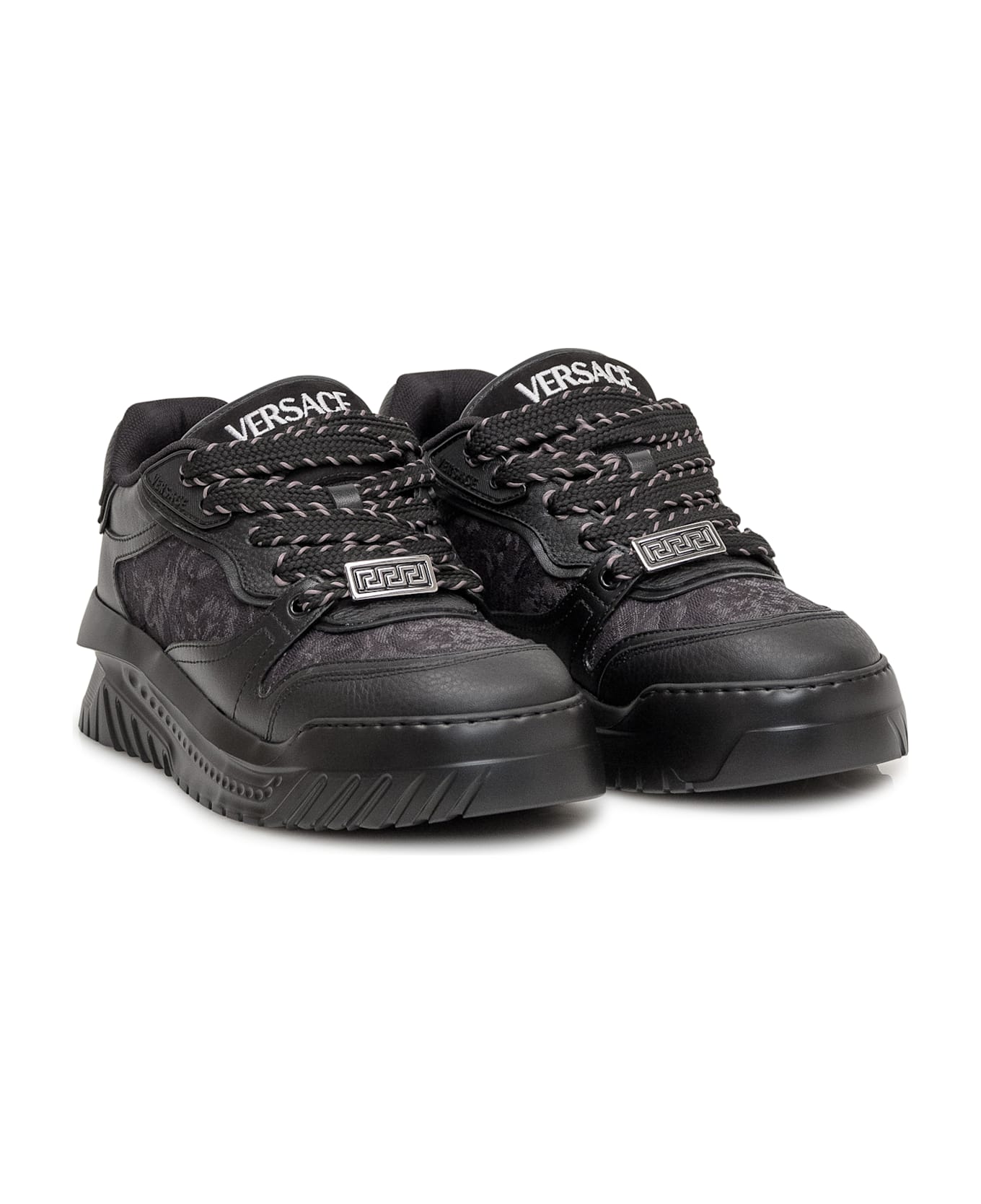 Versace 
barocco Odissea
 Sneakers - BLACK-PALLADIUM
