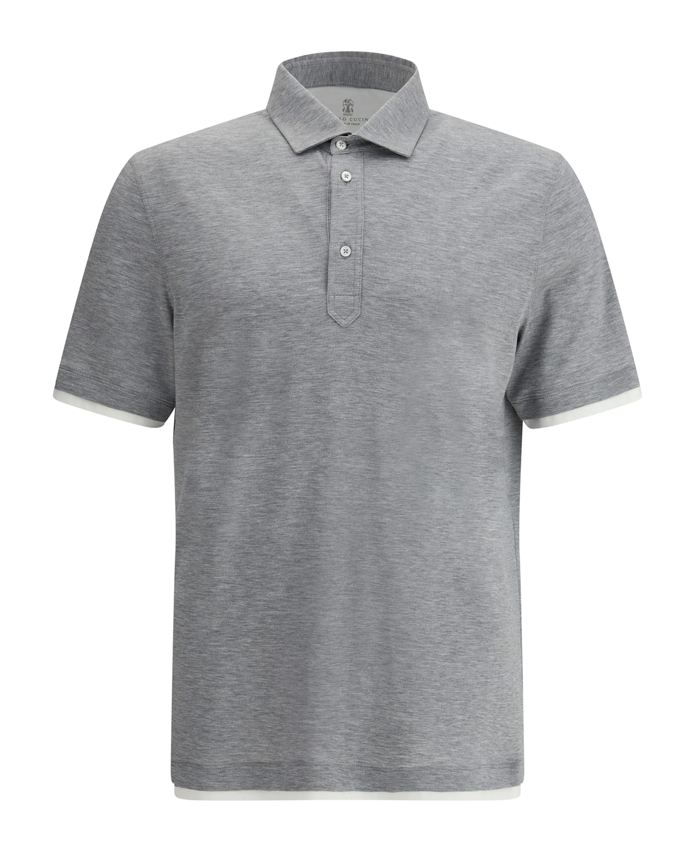 Brunello Cucinelli Silk Polo Shirt