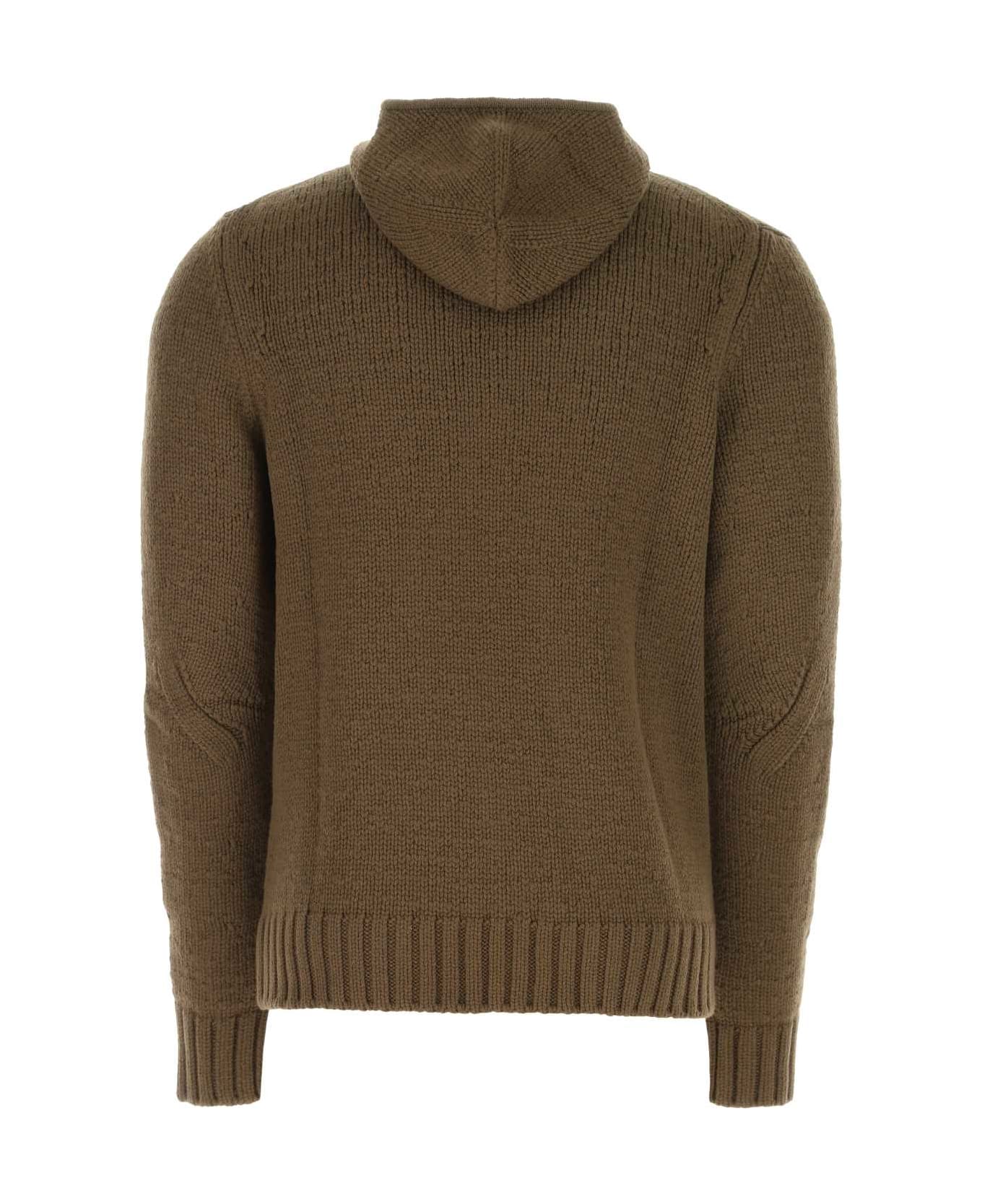 Bottega Veneta Mud Wool Blend Sweater - 2603