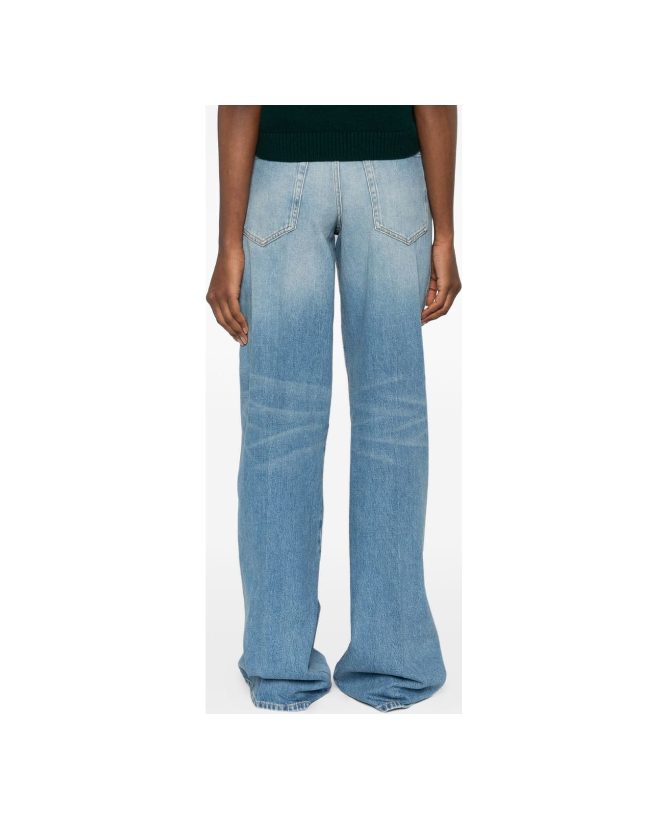 Gucci Denim Cotton Jeans - Blue
