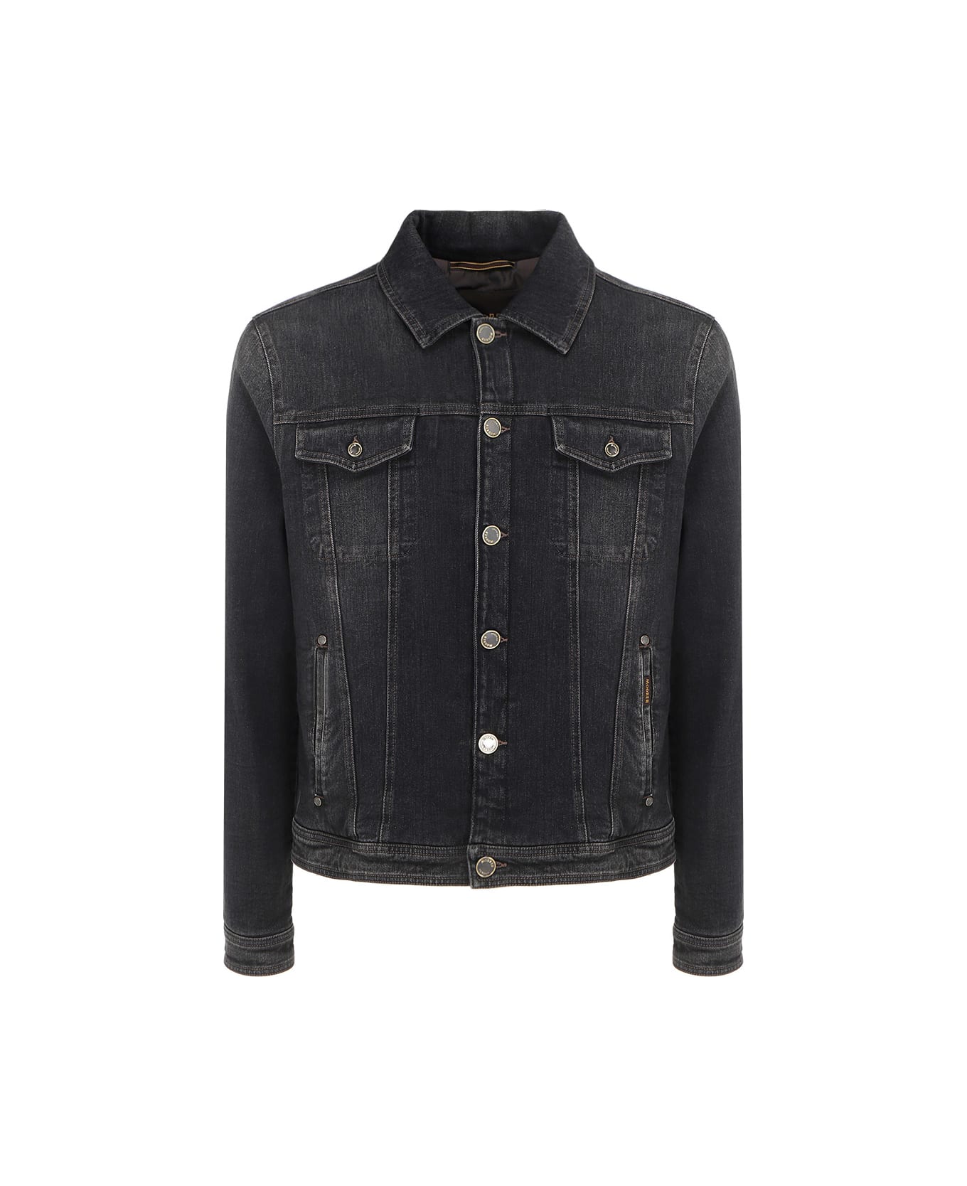 Moorer Denim Jacket - Nero