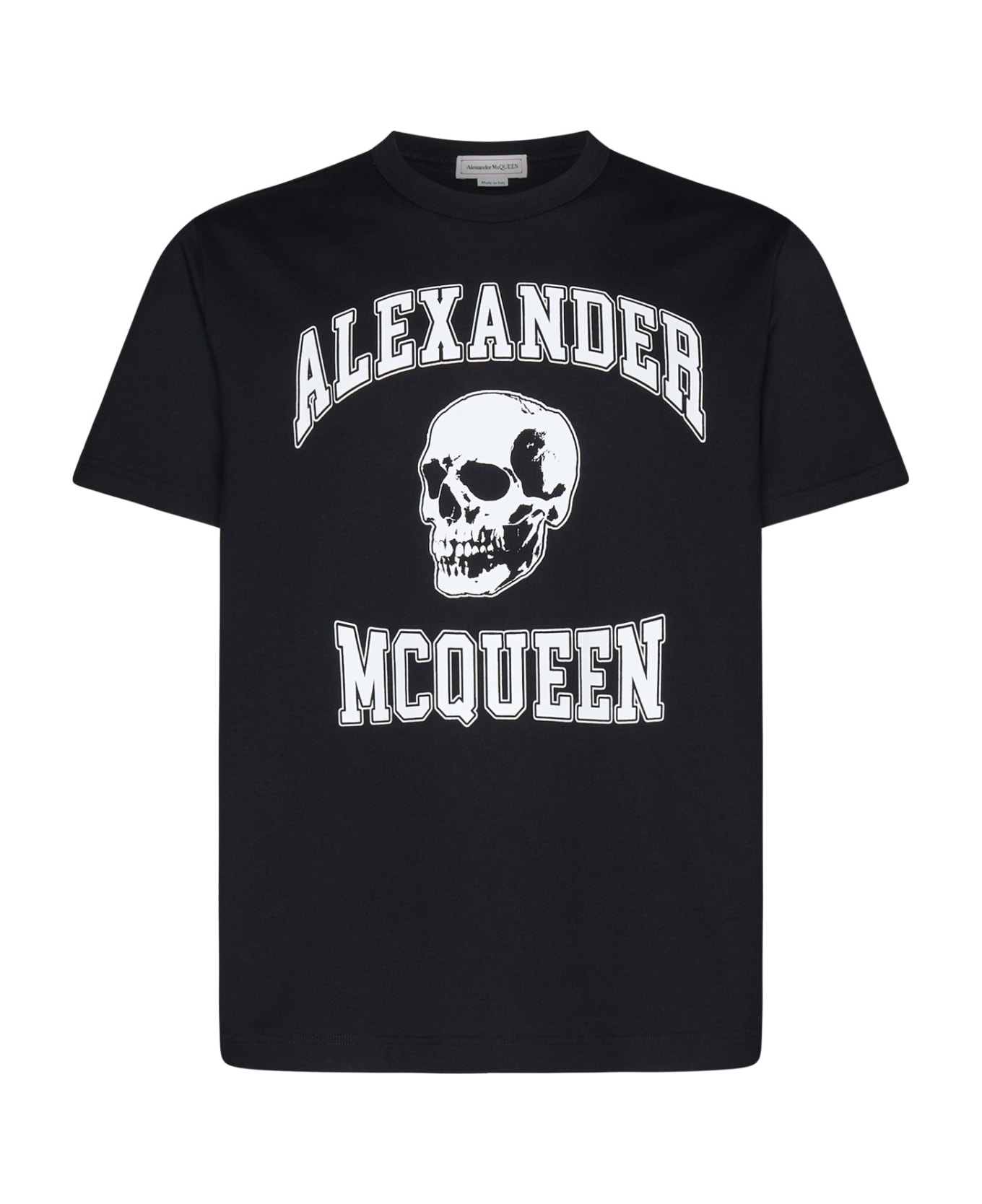 Alexander McQueen Varsity T-shirt - Black White