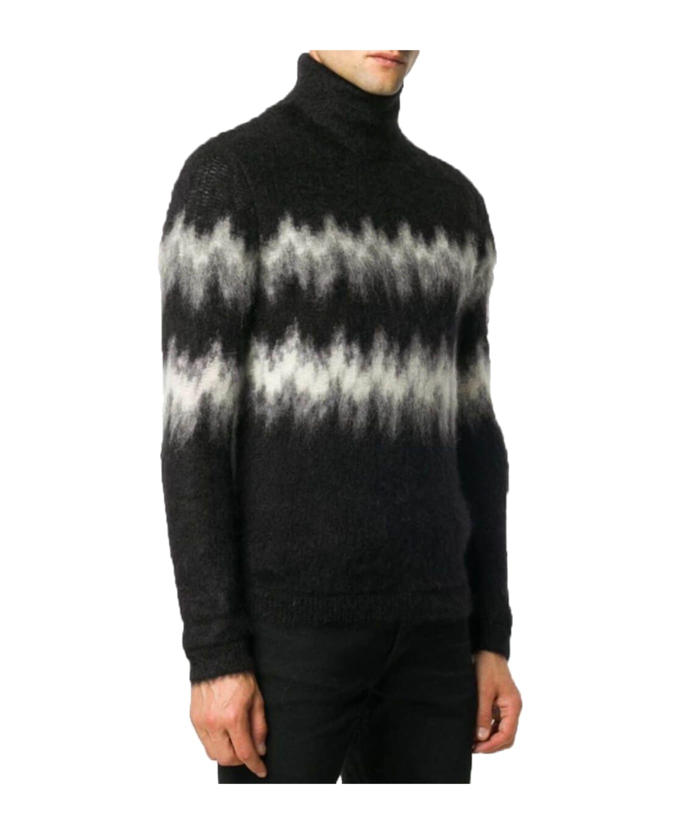 Saint Laurent Turtleneck Sweater - Black