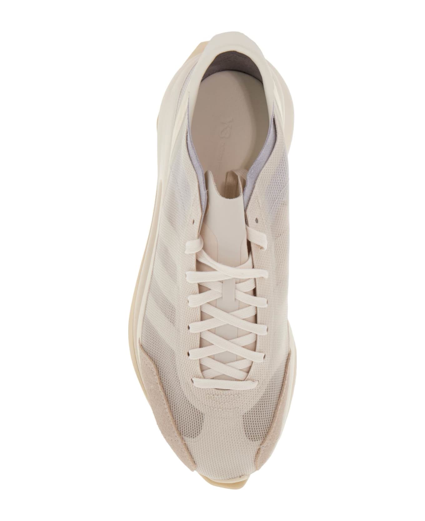 Y-3 Gendo Run Sneakers - ALUMIN/OWHITE/CREWHT (White)