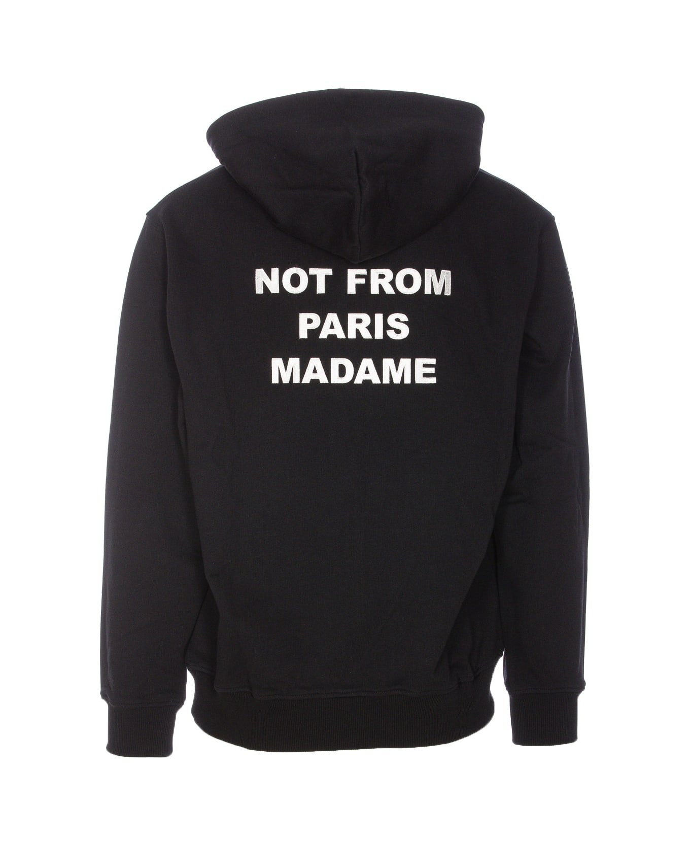 Drôle de Monsieur Le Slogan Hoodie - Black