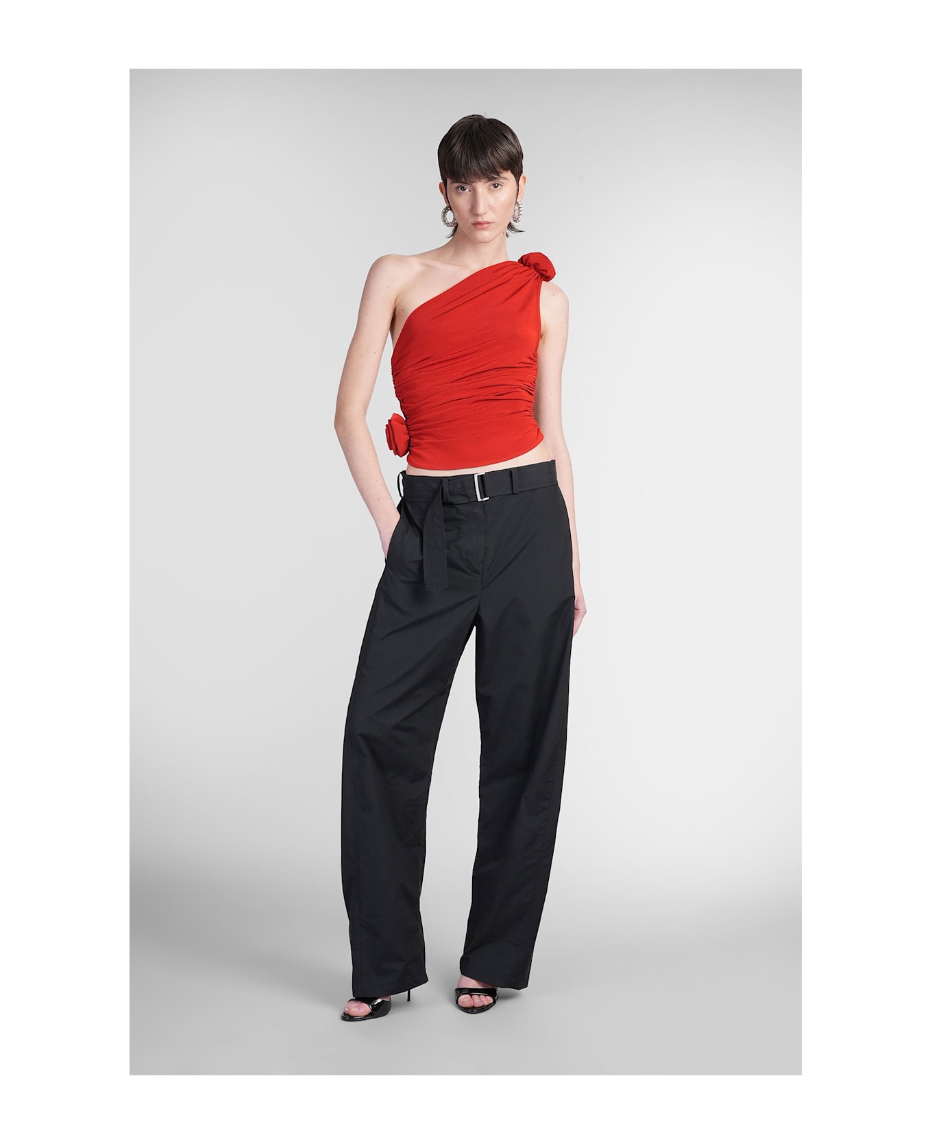 Magda Butrym Pants 02 Pants In Black Cotton - black