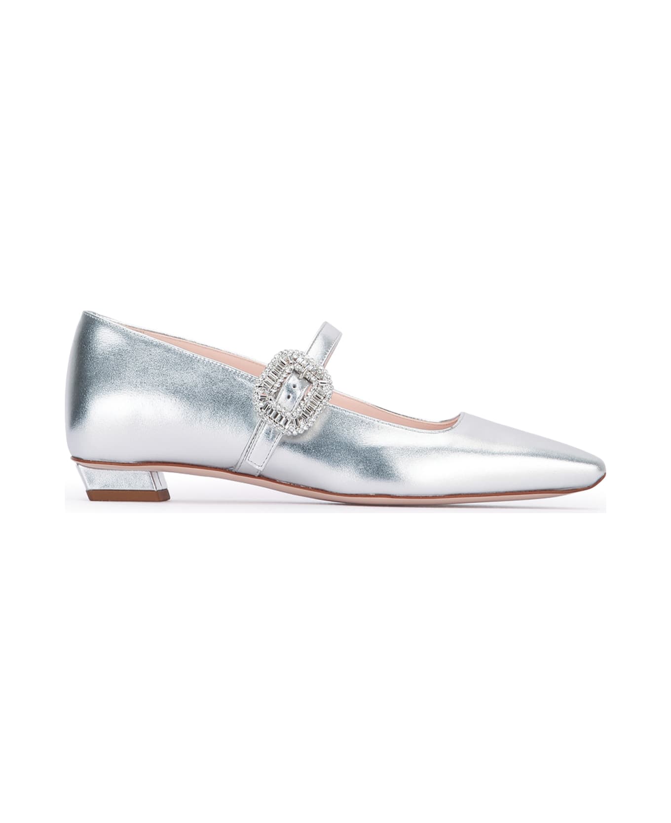 Roger Vivier Bv Mini Strass Babies Dec 25 - ARGENTO