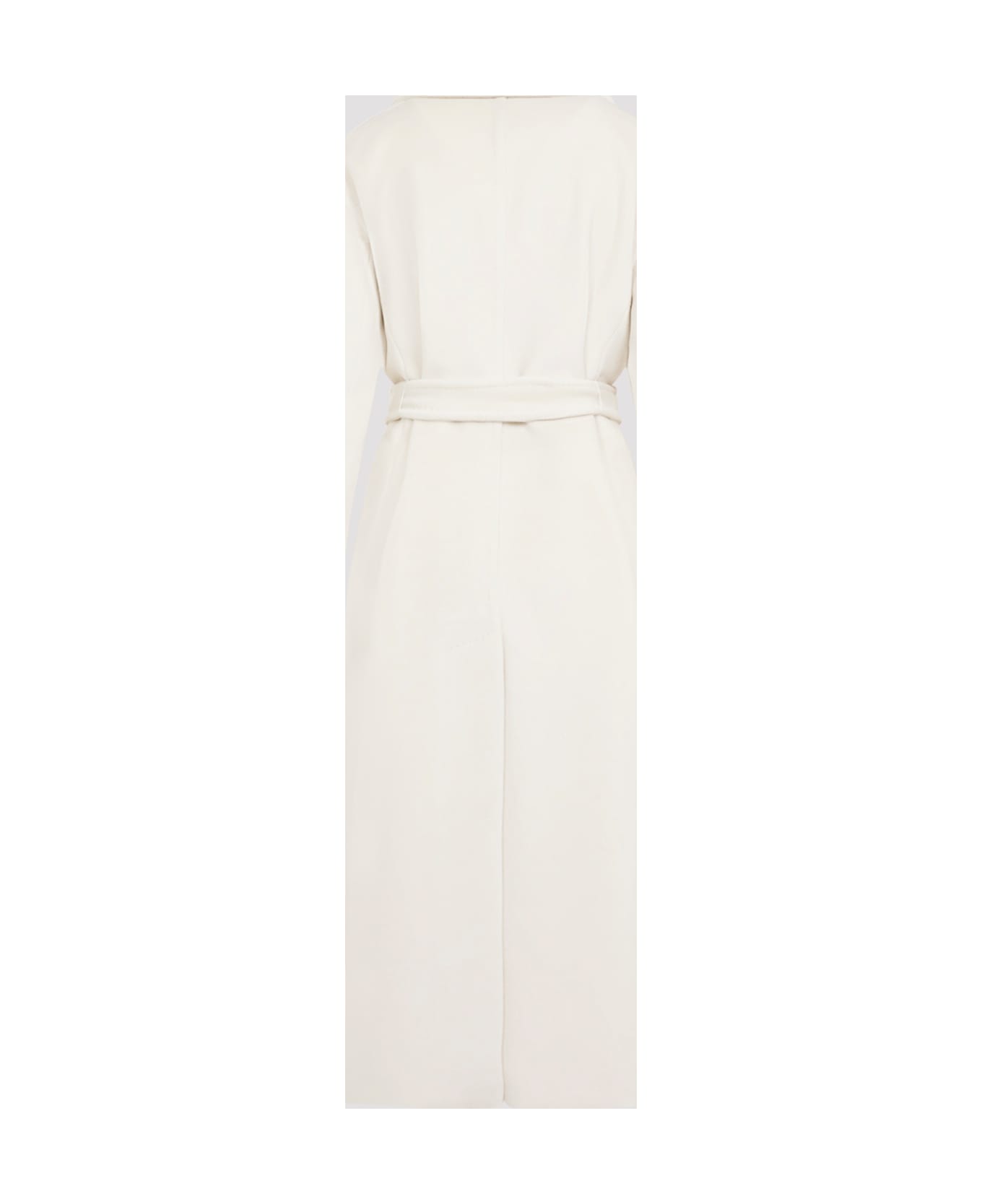Max Mara Fragore Orsetto Biver Coat - Bianco