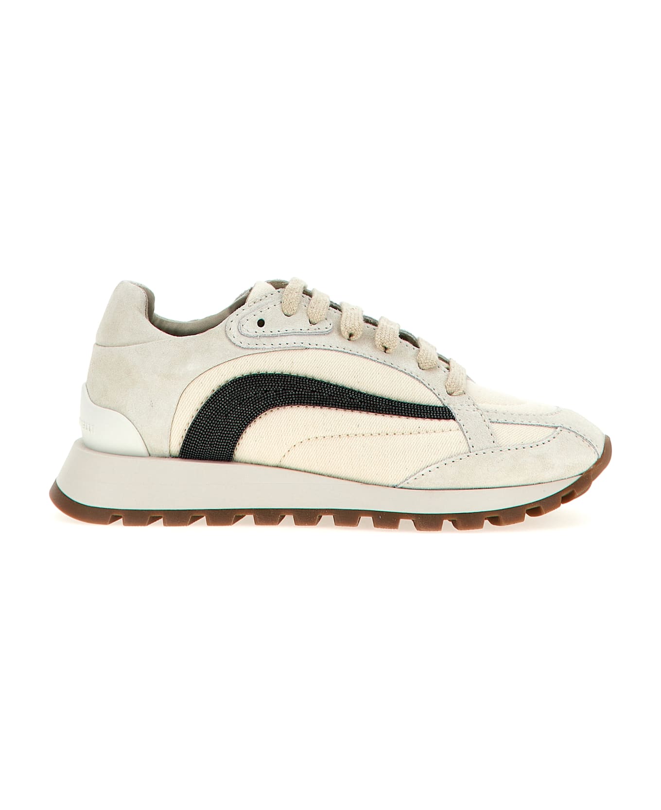 Brunello Cucinelli 'monile' Sneakers - Beige