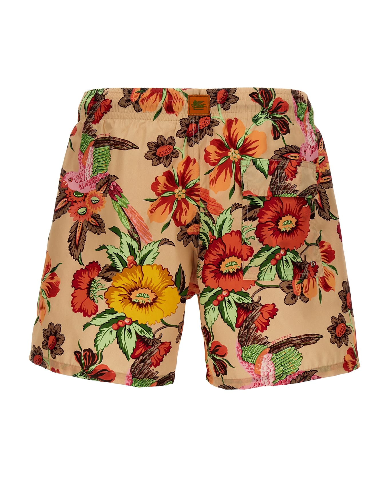Etro Floral Print Swim Shorts - Multicolor