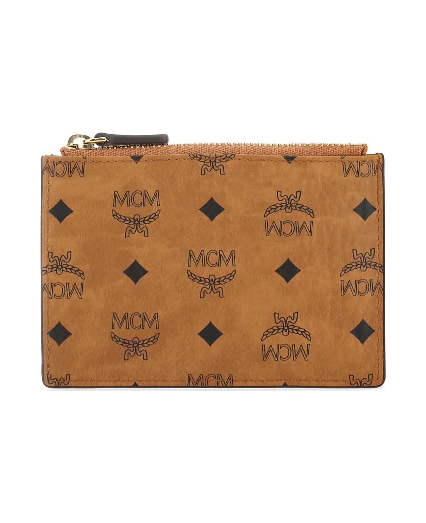 MCM Printed Canvas Aren Card Holder - CO 財布