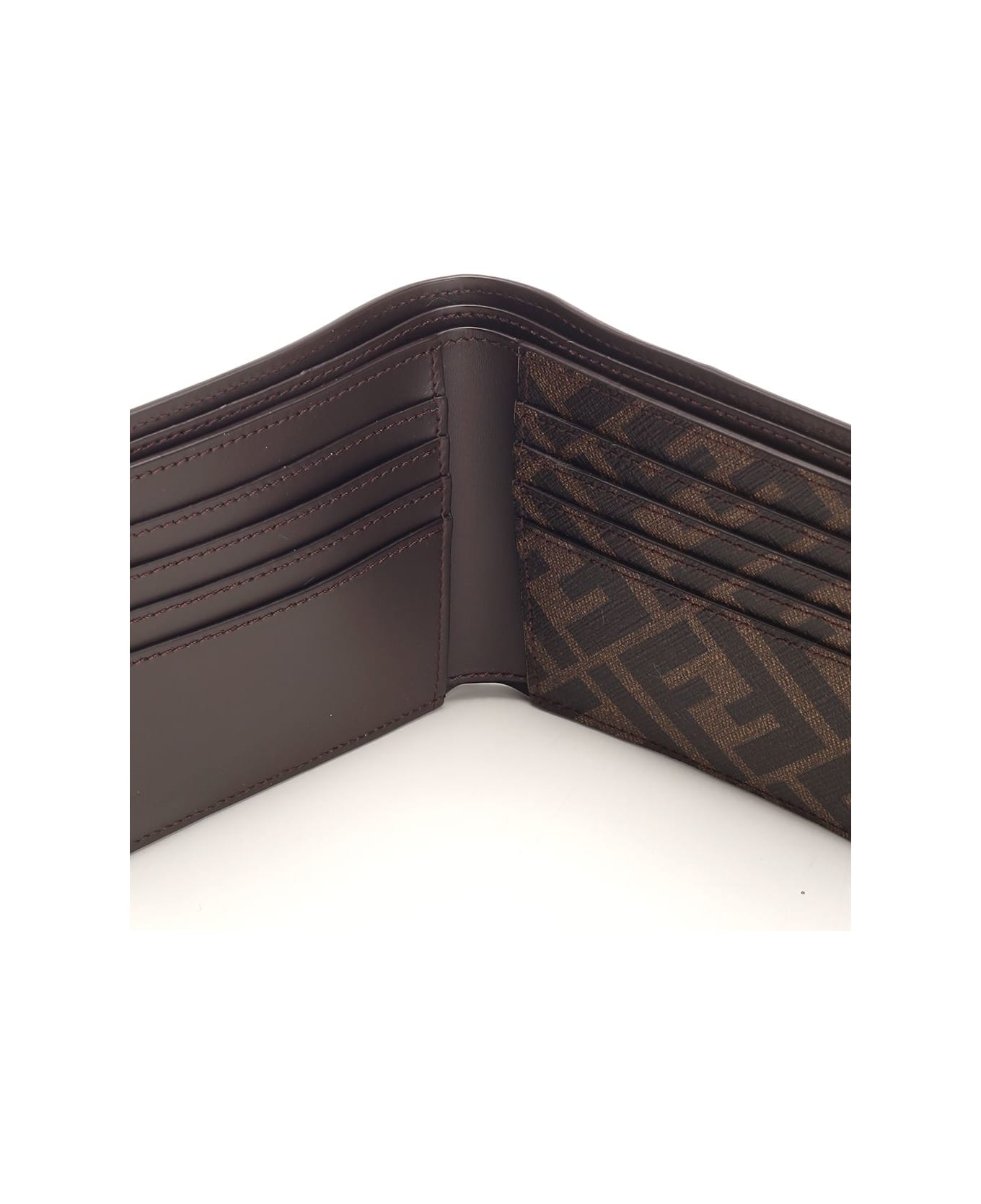 Fendi Bifold Ff Wallet - Brown