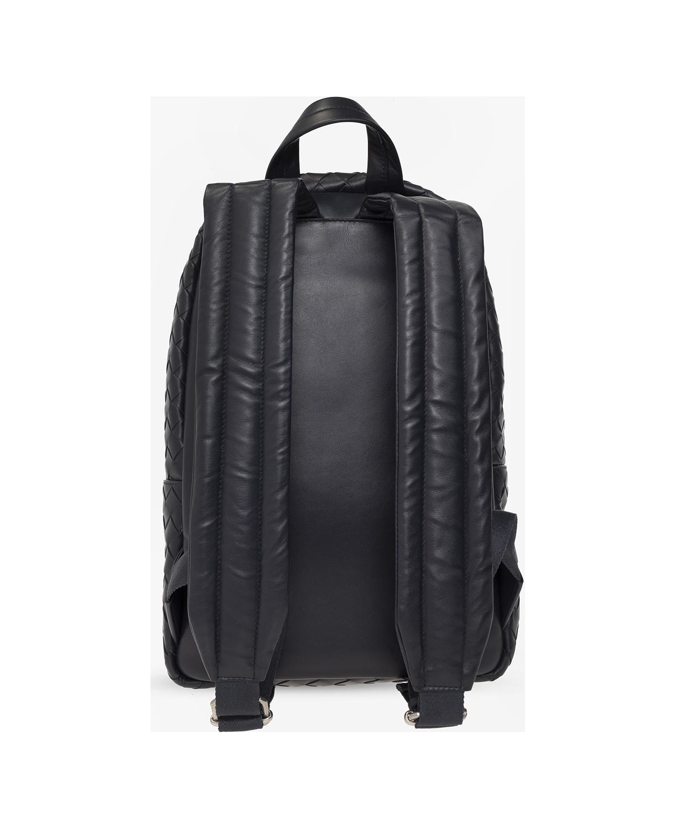 Bottega Veneta Leather Backpack - ARGENTO