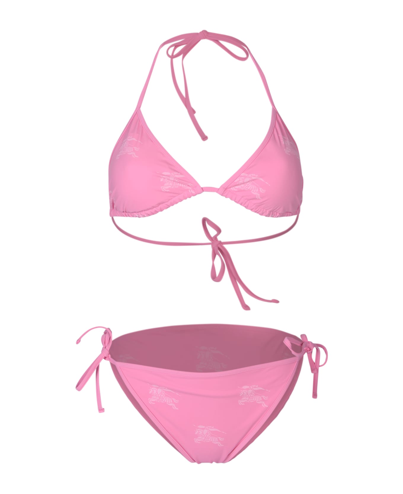 Burberry Pink Stretch Nylon Bikini - Pink