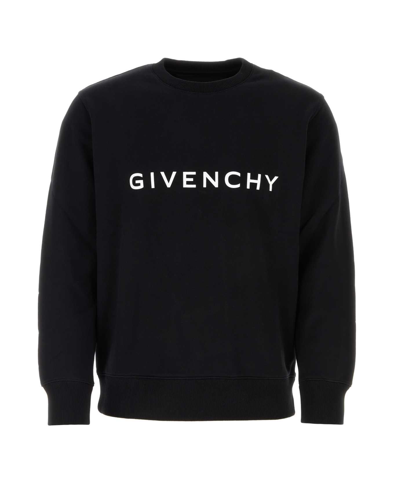 Givenchy Black Cotton Sweatshirt - 001 フリース