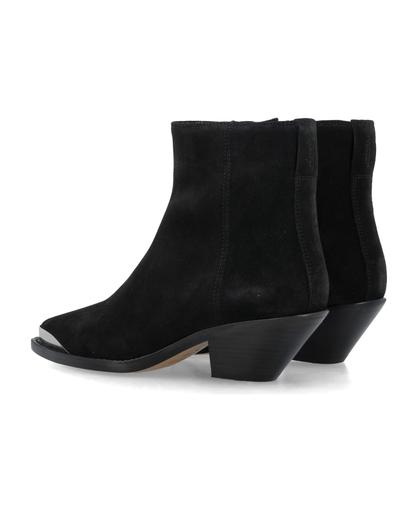 Isabel Marant Adnae Suede Boots - BLACK
