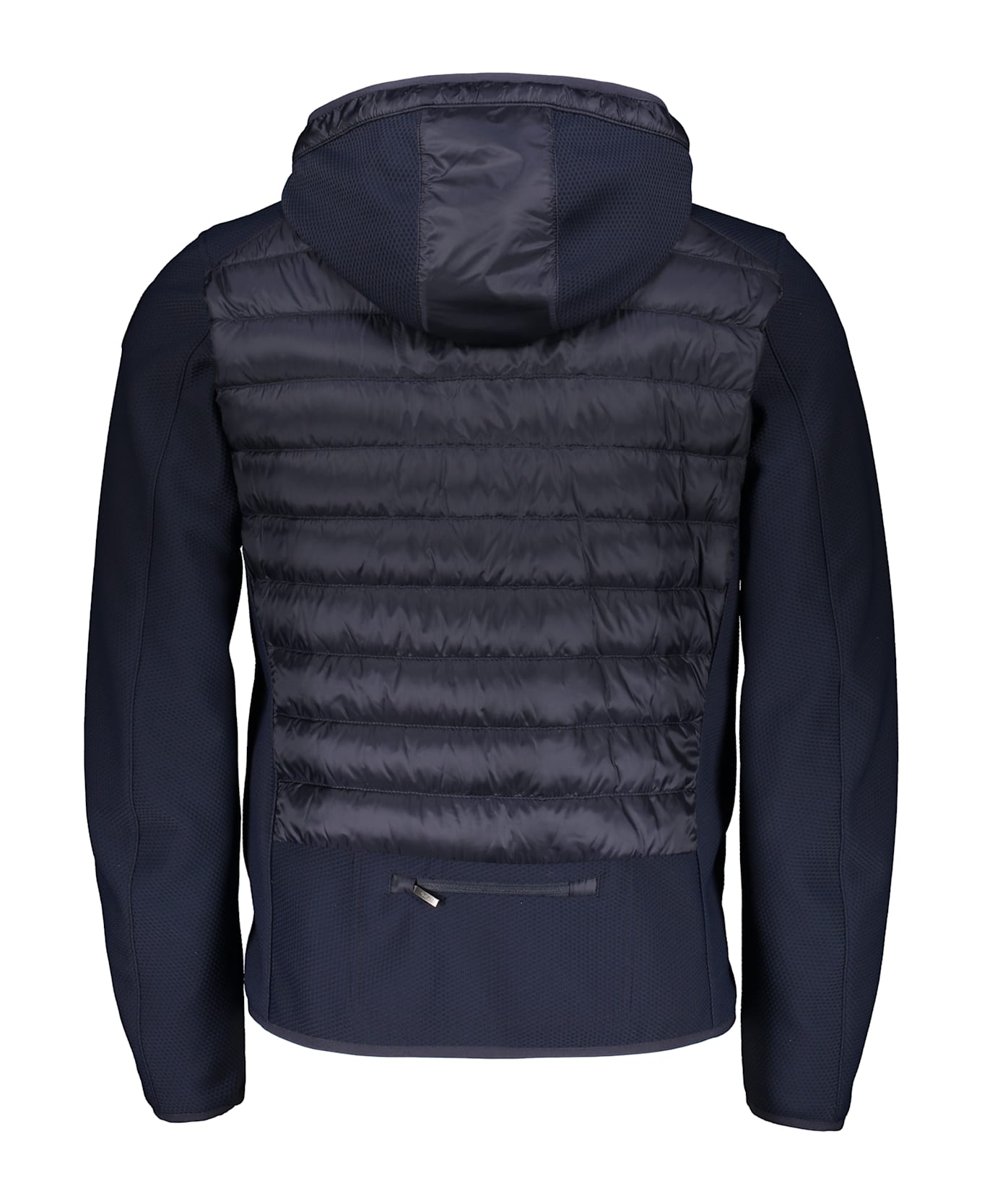 Parajumpers Lightweight Blue Quilted Jacket With Hood - blue